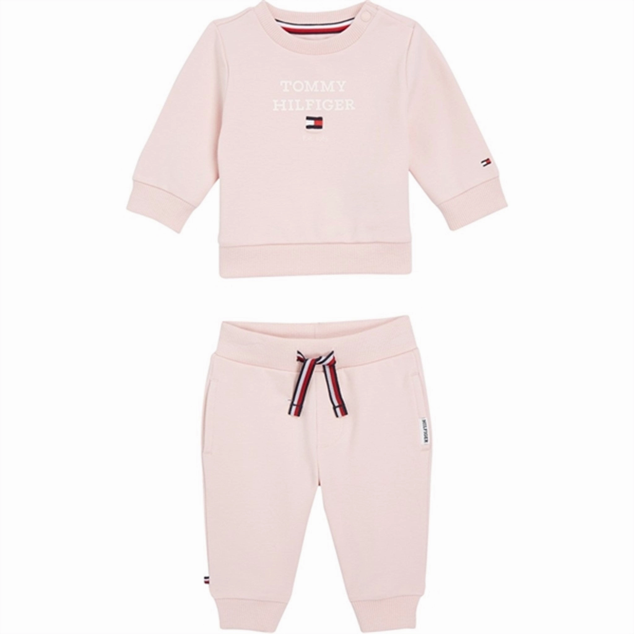 Tommy Hilfiger Baby Th Logo Set Whimsy Pink NonMarkingSole thermal