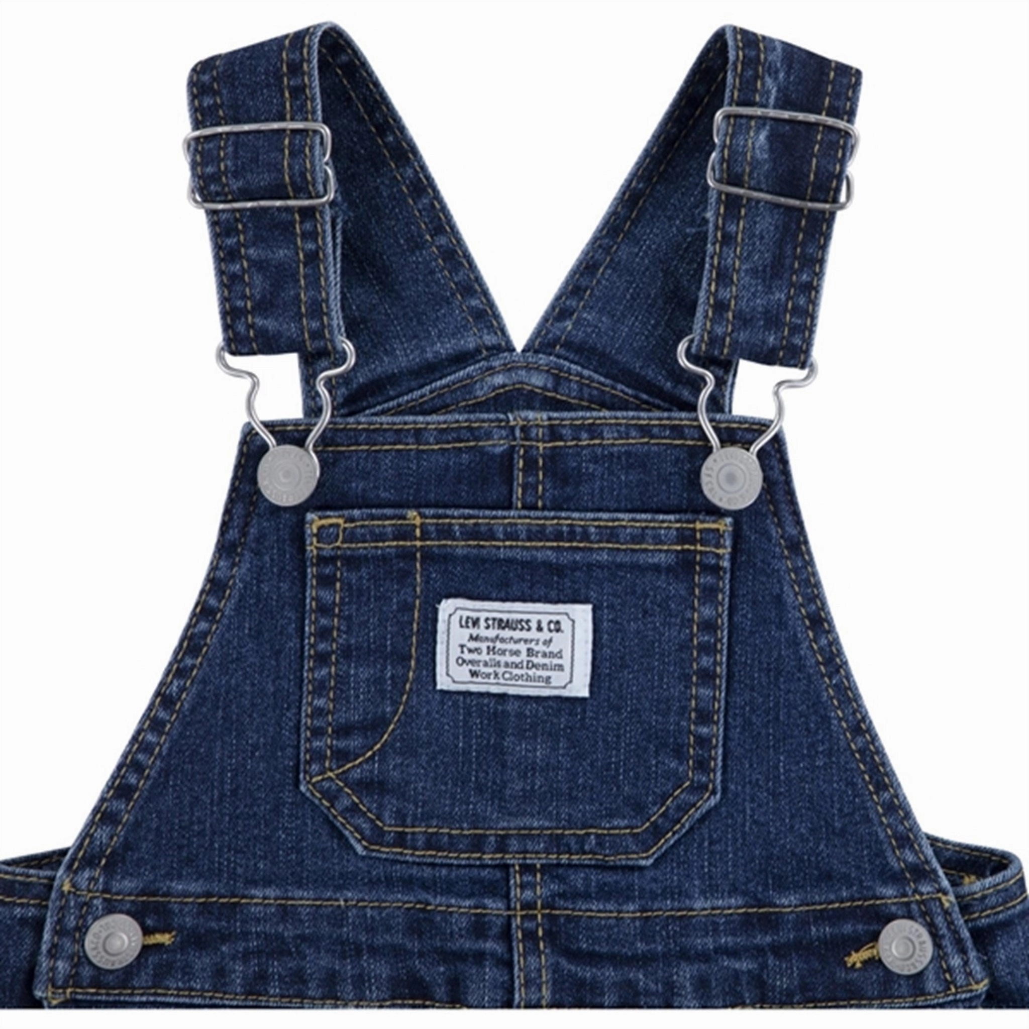 Classic Fit Levi's Baby Denim Overalls Por Vida
