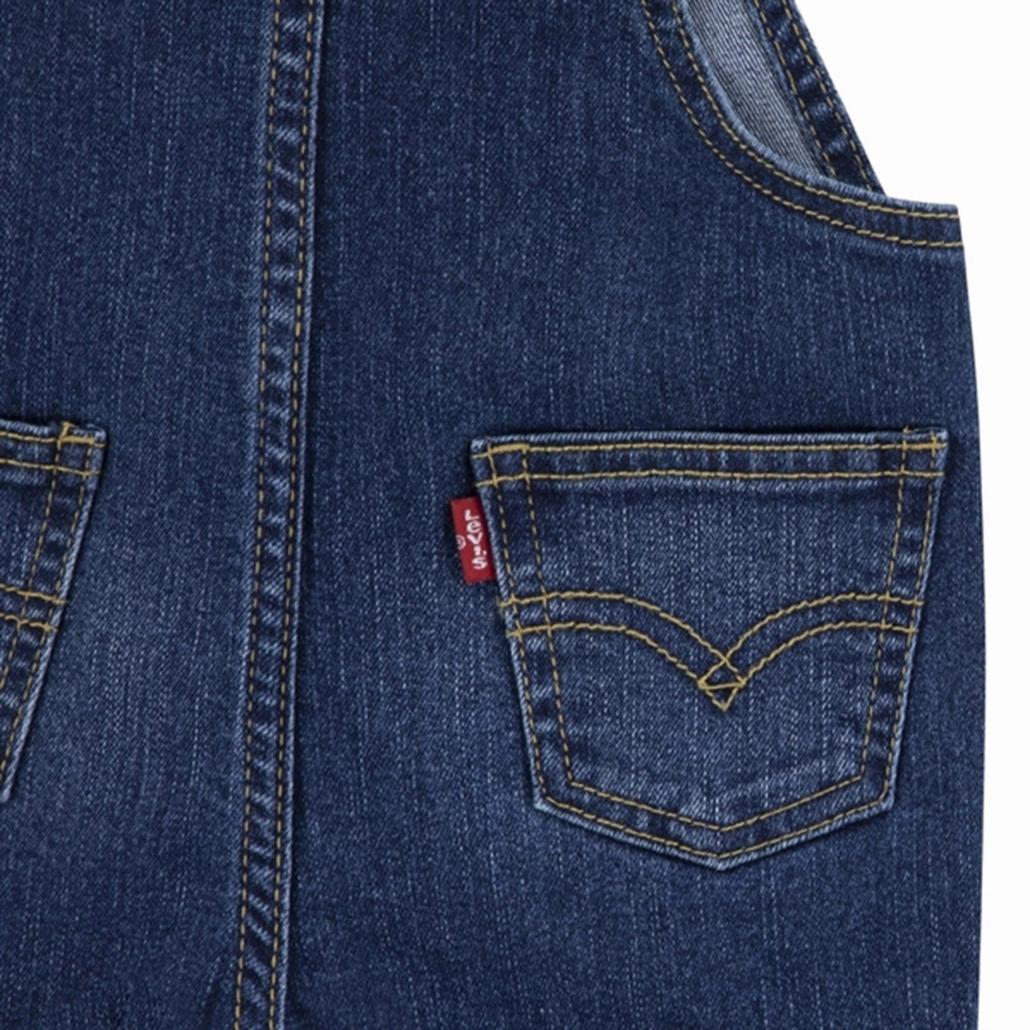 Levi's Baby Denim Overalls Por Vida Reflective Trim Options