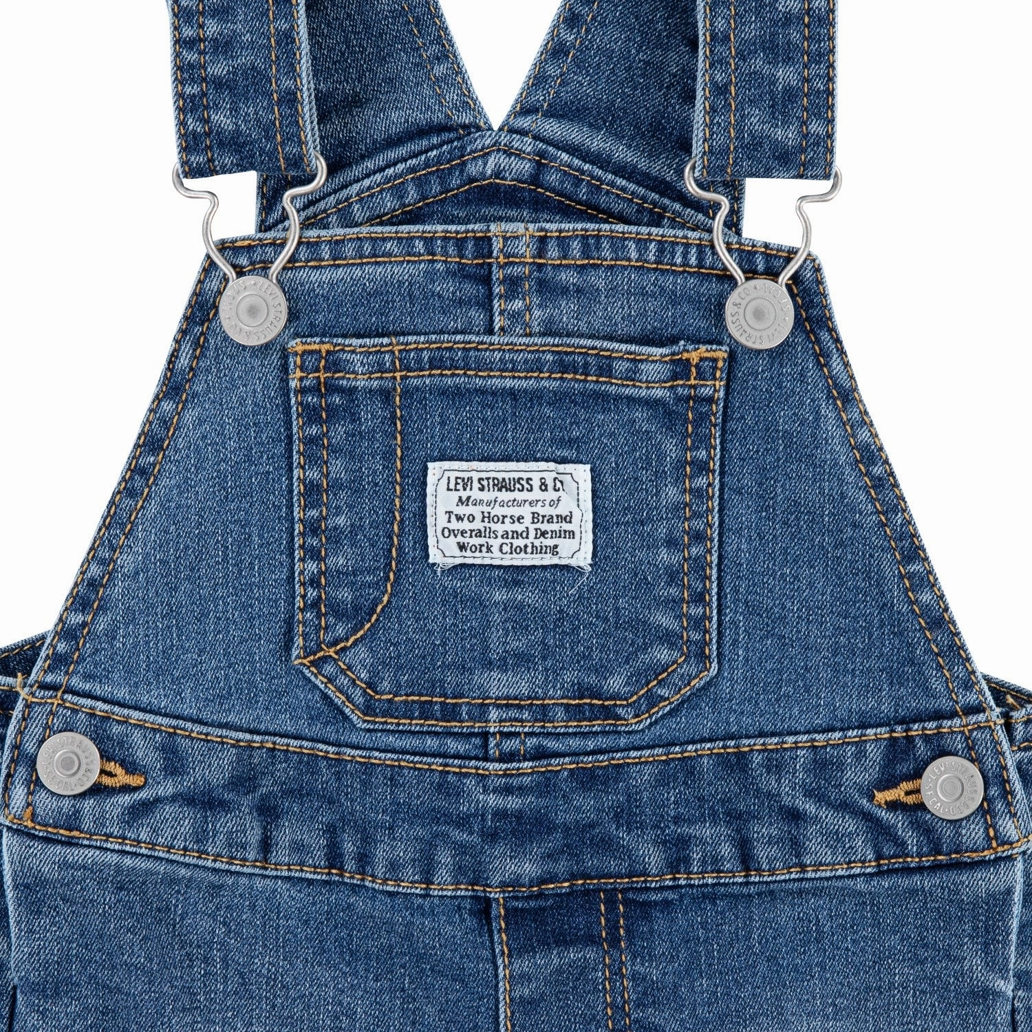 Layering Essential Versatile Style Levi's BLUE Denim Overalls