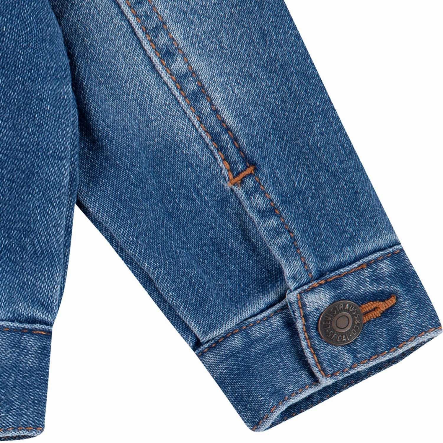 Levi's BLUE Trucker Jacket 3-Piece Set exercise baseball diamond