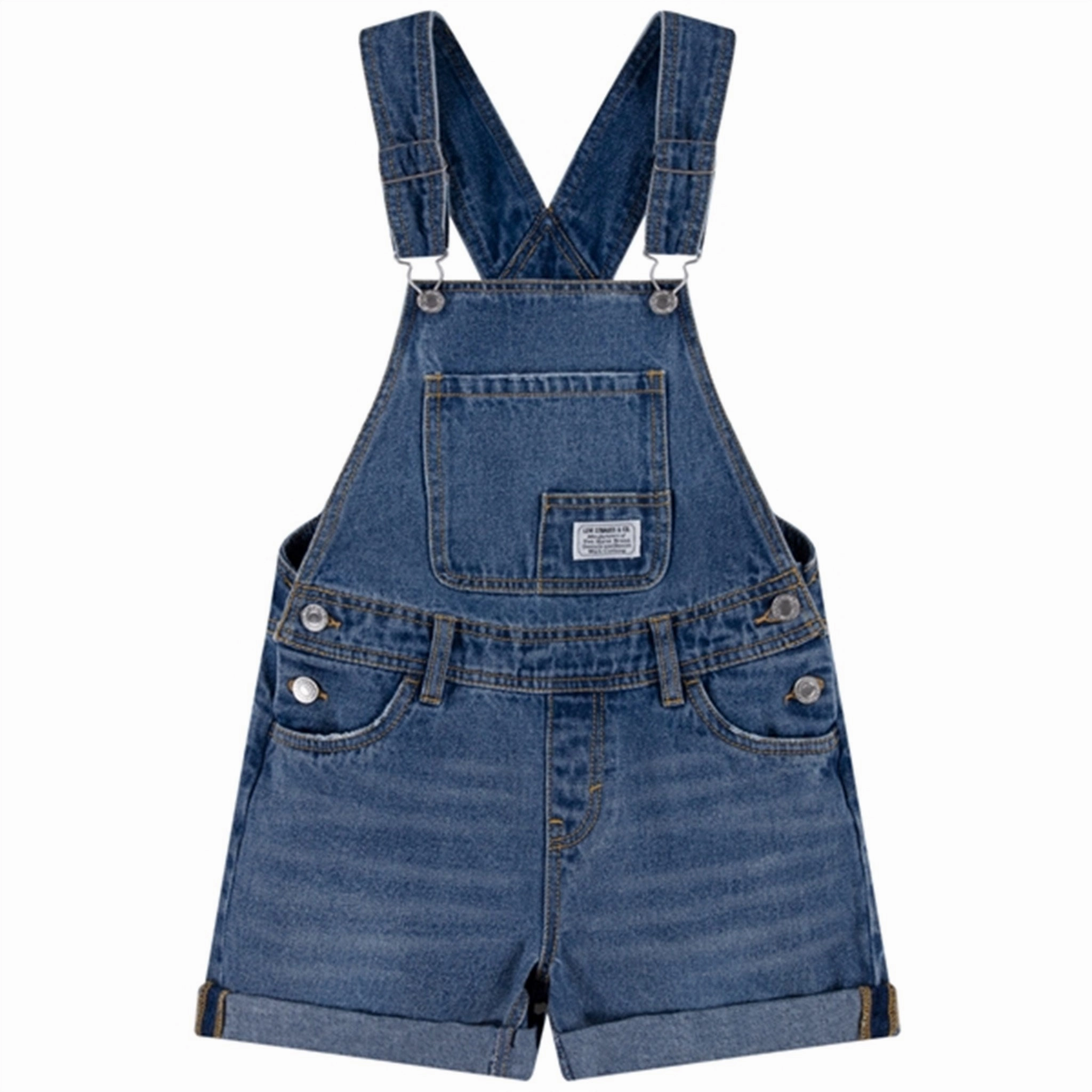 Levi's Classic Shortalls Blue Adjustable Fit