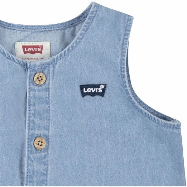 Levi's Denim Romper And Buckethat Summer Wind Hot Singer