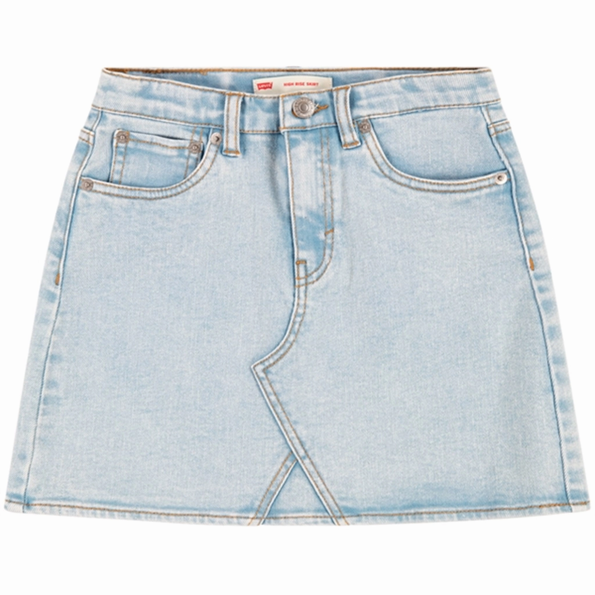 Levi's High Rise Denim Skirt Blue Luxury Finish