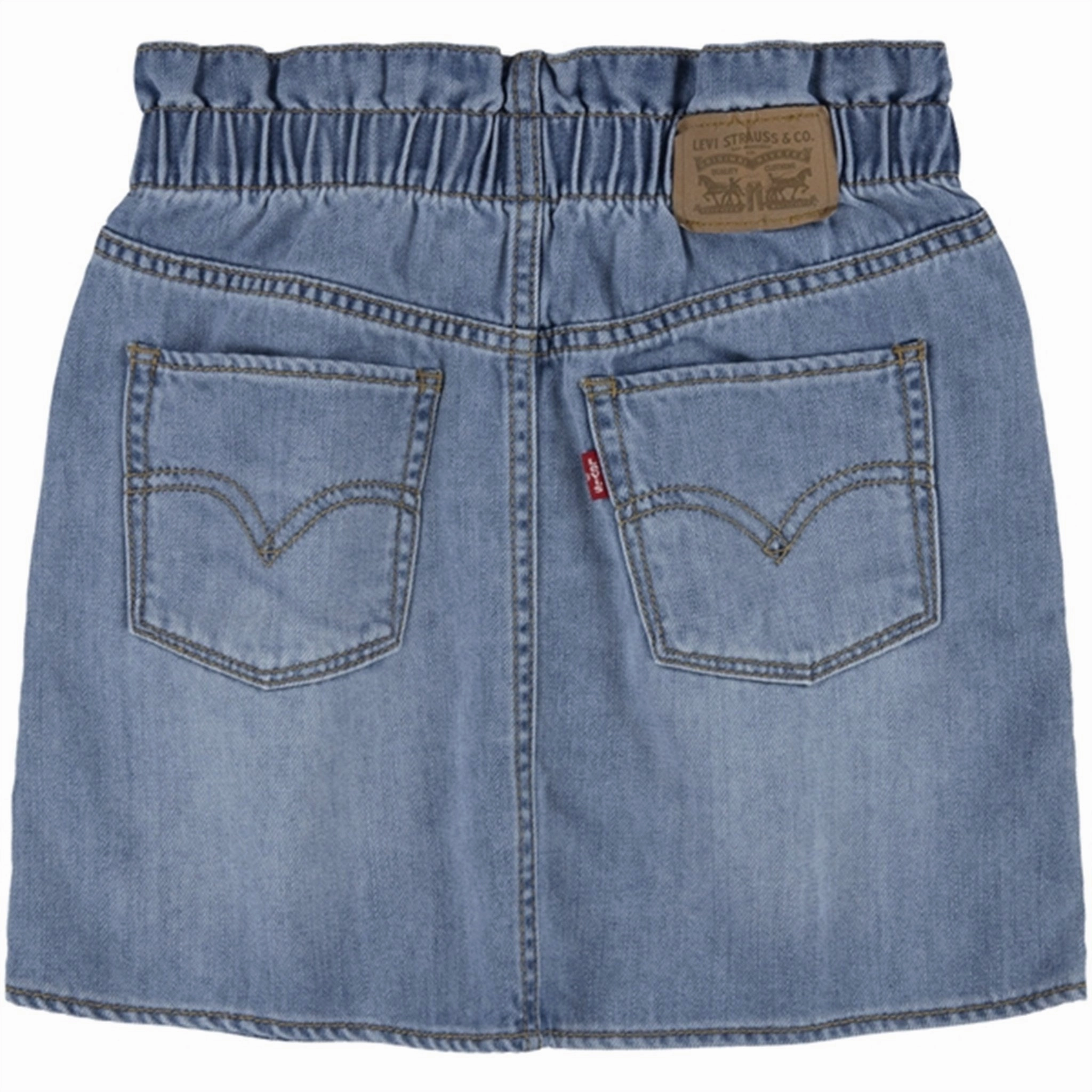 Levi's High Rise Skirt Light Pebble Crochet Style