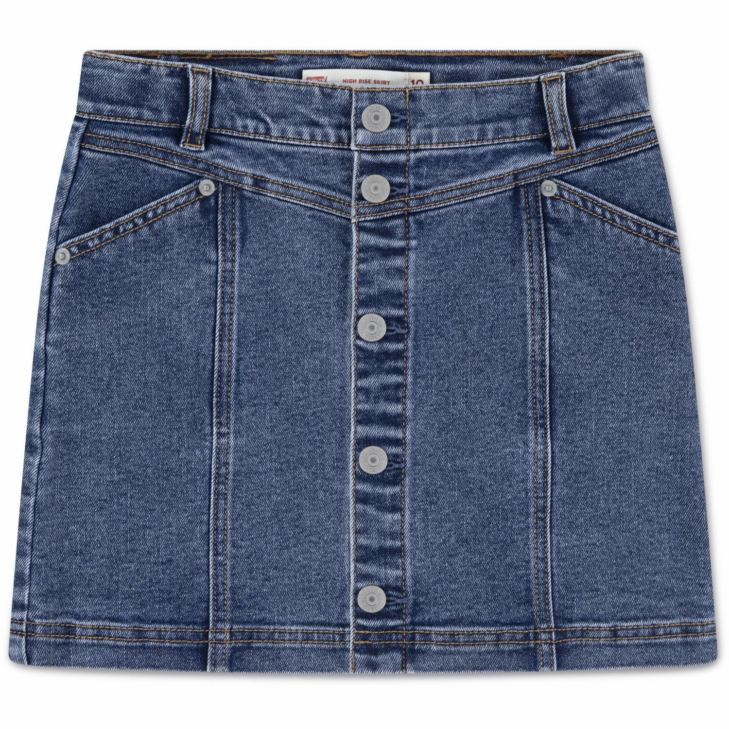 Levi's Rodeo Button Front Skirt Relaxed Motion Unisex style