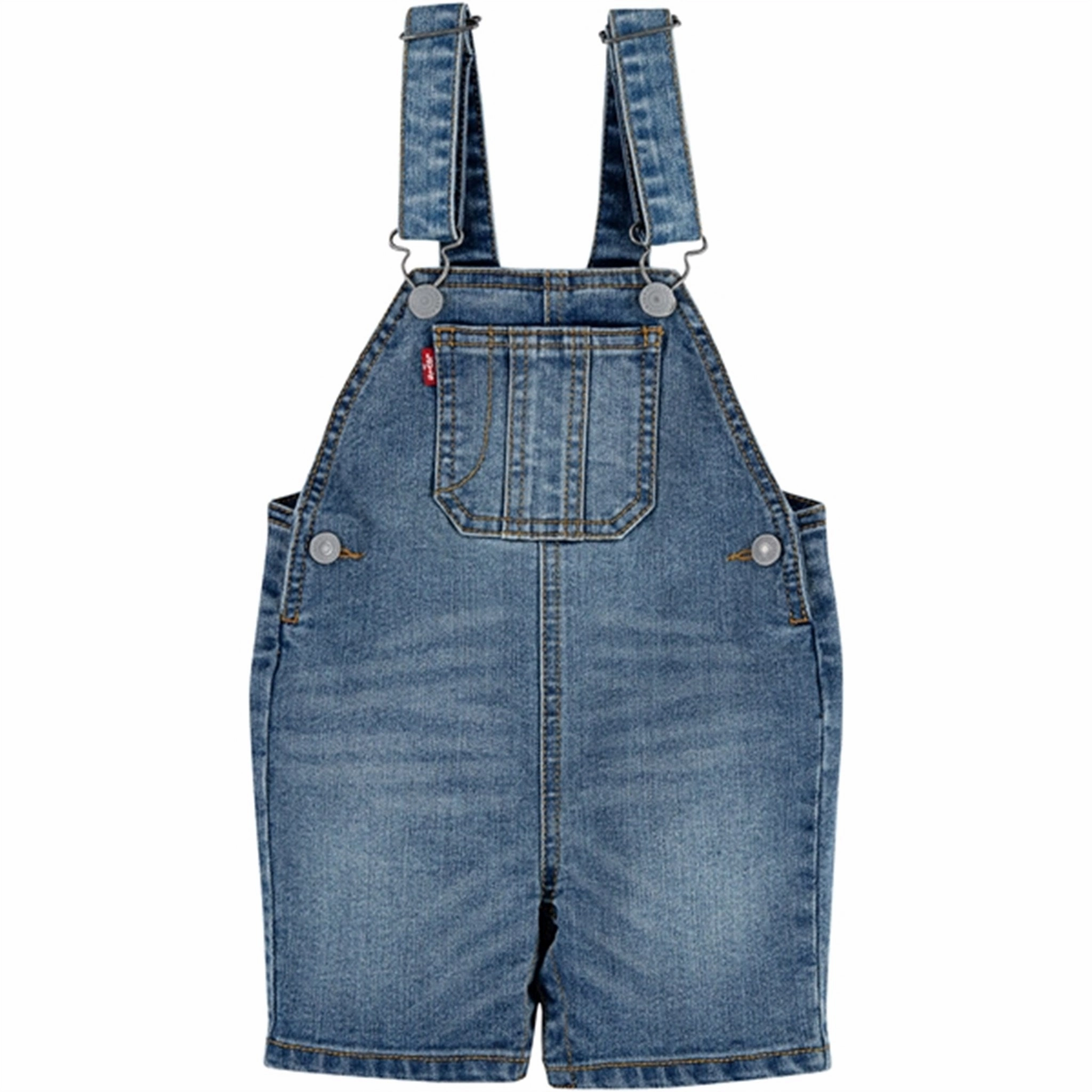 Tailored Silhouette Levis Denim Shortalls Burbank