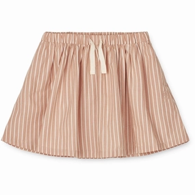Chic Appeal Personality Style Liewood Padua Stripe Skirt Stripes Tuscany Rose/Creme De La Creme