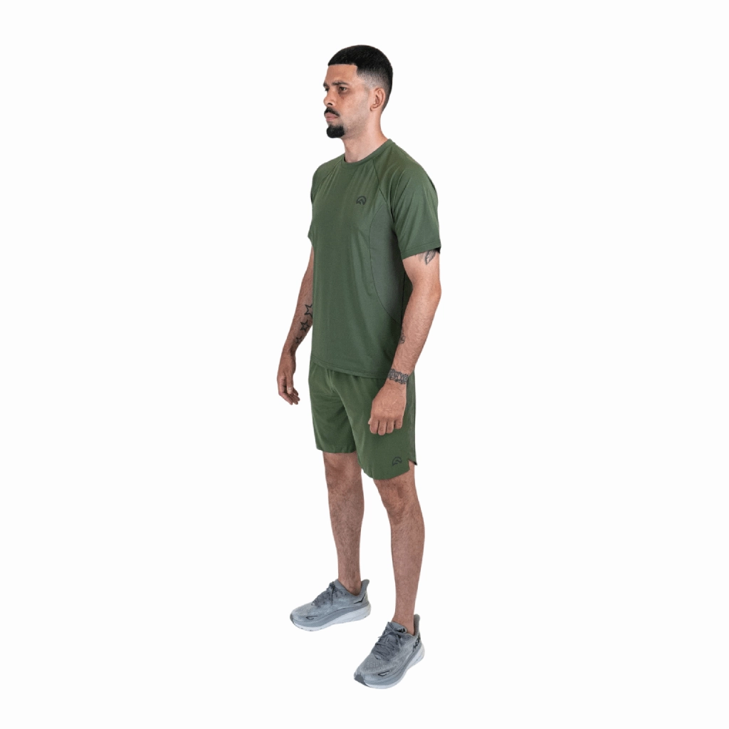 Simple Fit Chic Wearable Flux Tech T-Shirt Men