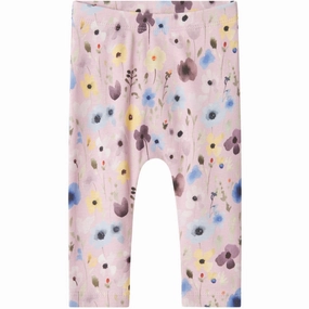 Wide Waistband Support Name It Winsome Orchid Tiane Leggings