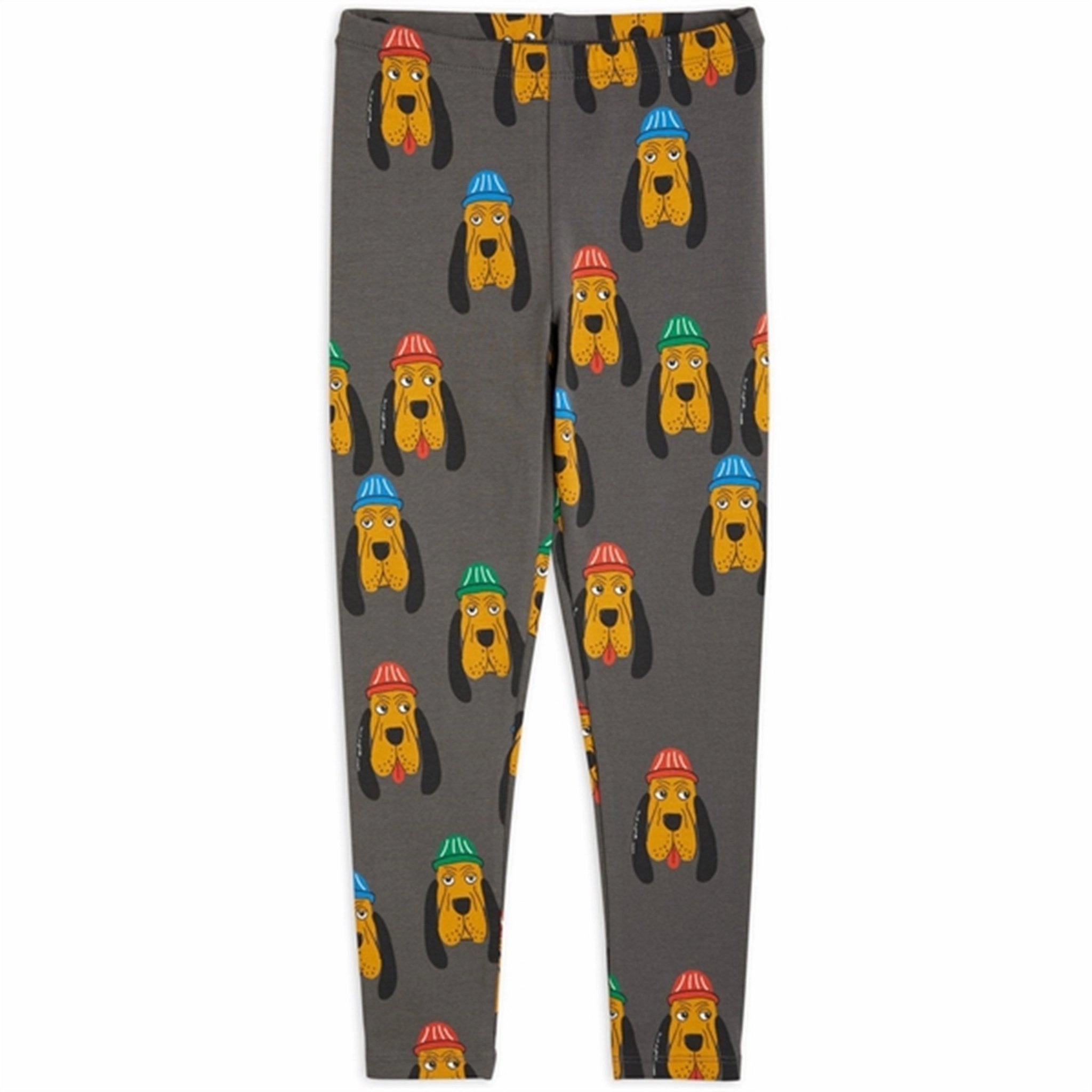 Mini Rodini Bloodhound Aop Leggings Grey Butt Lifting Design