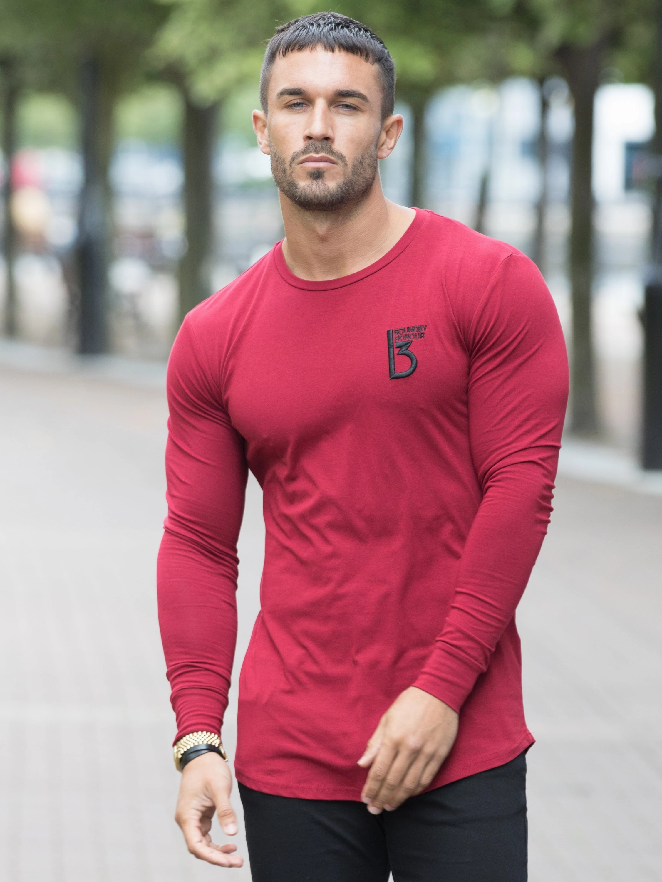Absorb Long Sleeve T-Shirt | Bound By Honour Casual Layer Look Fresh Look