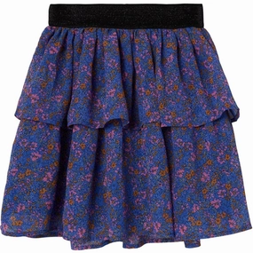 Hand Painted Name it Dazzling Blue Olasigne Skirt