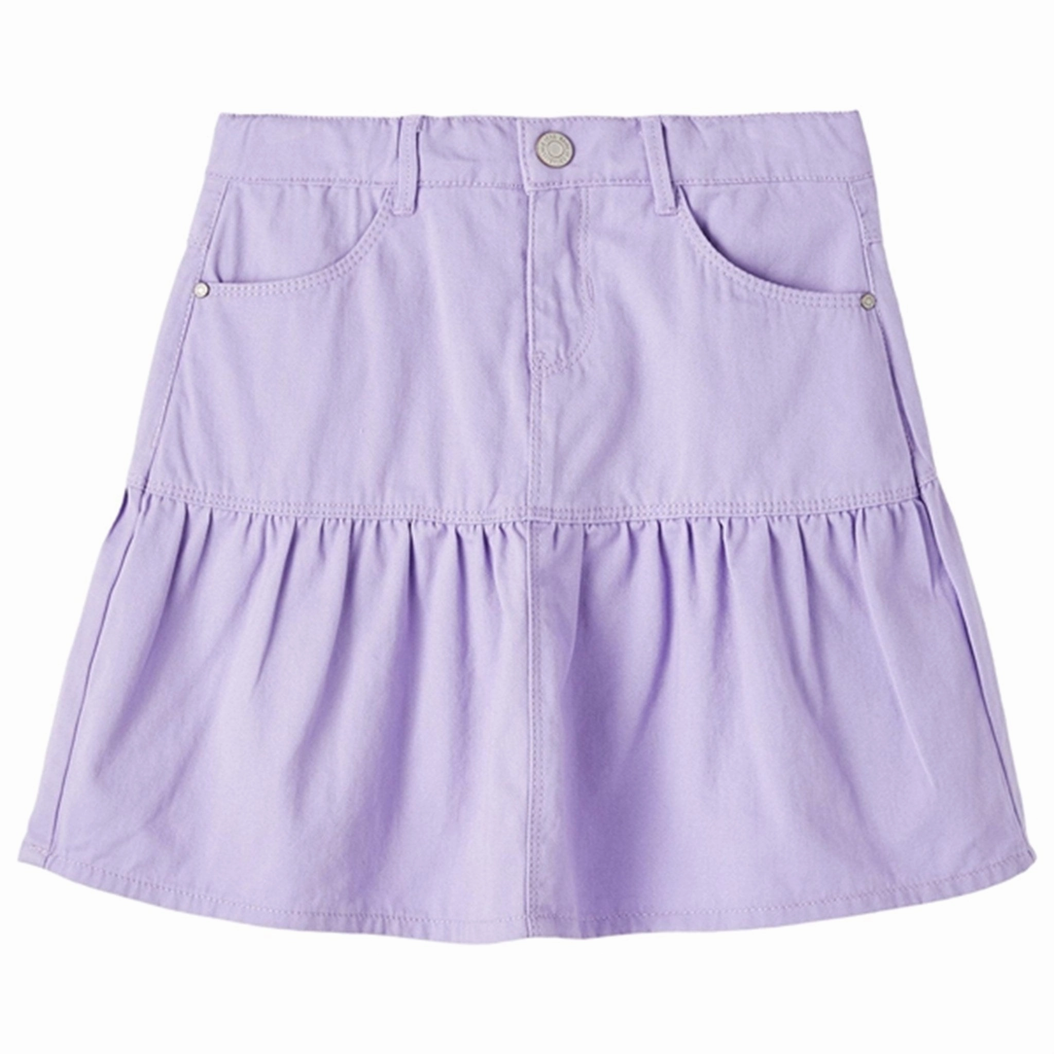 Low Maintenance Fabric Artisanal Craft Name it Sand Verbena Helena Twill Skirt