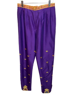 Woman??s Purple Elasticated Trousers (Size W29) DurableReinforcedMaterial