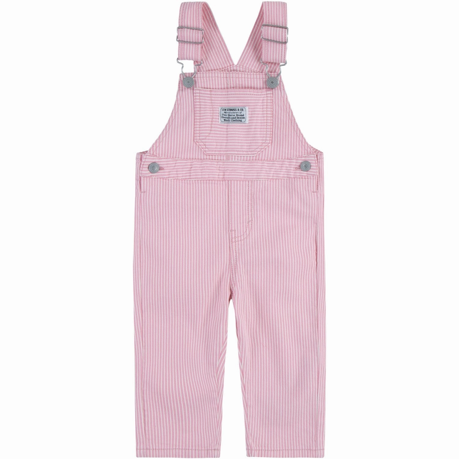 Comfortable Design Levi's Bright White Railroad Stripe Overall