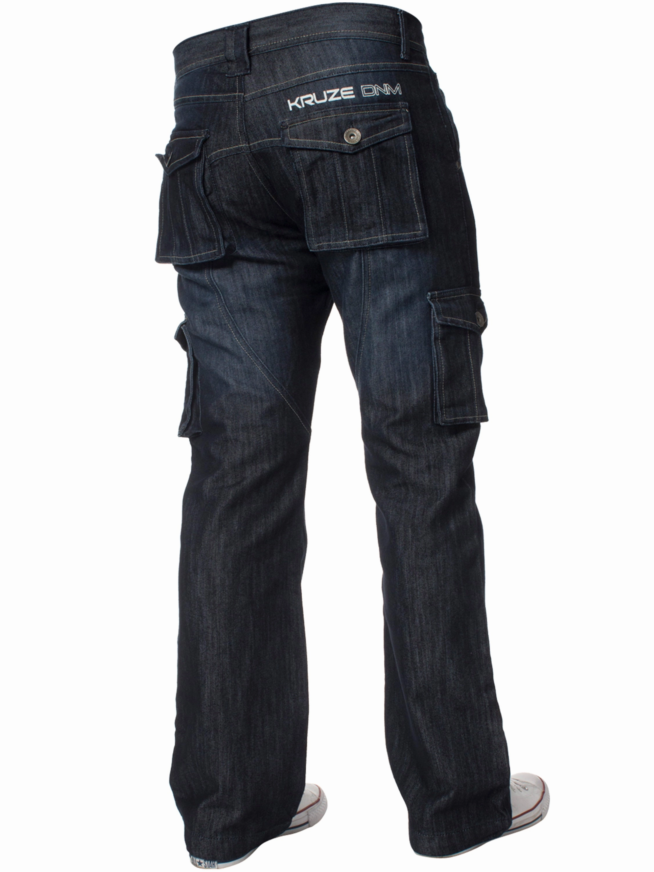 Effortless Layer Standard Piece Kruze | Mens Cargo Combat Denim Jeans