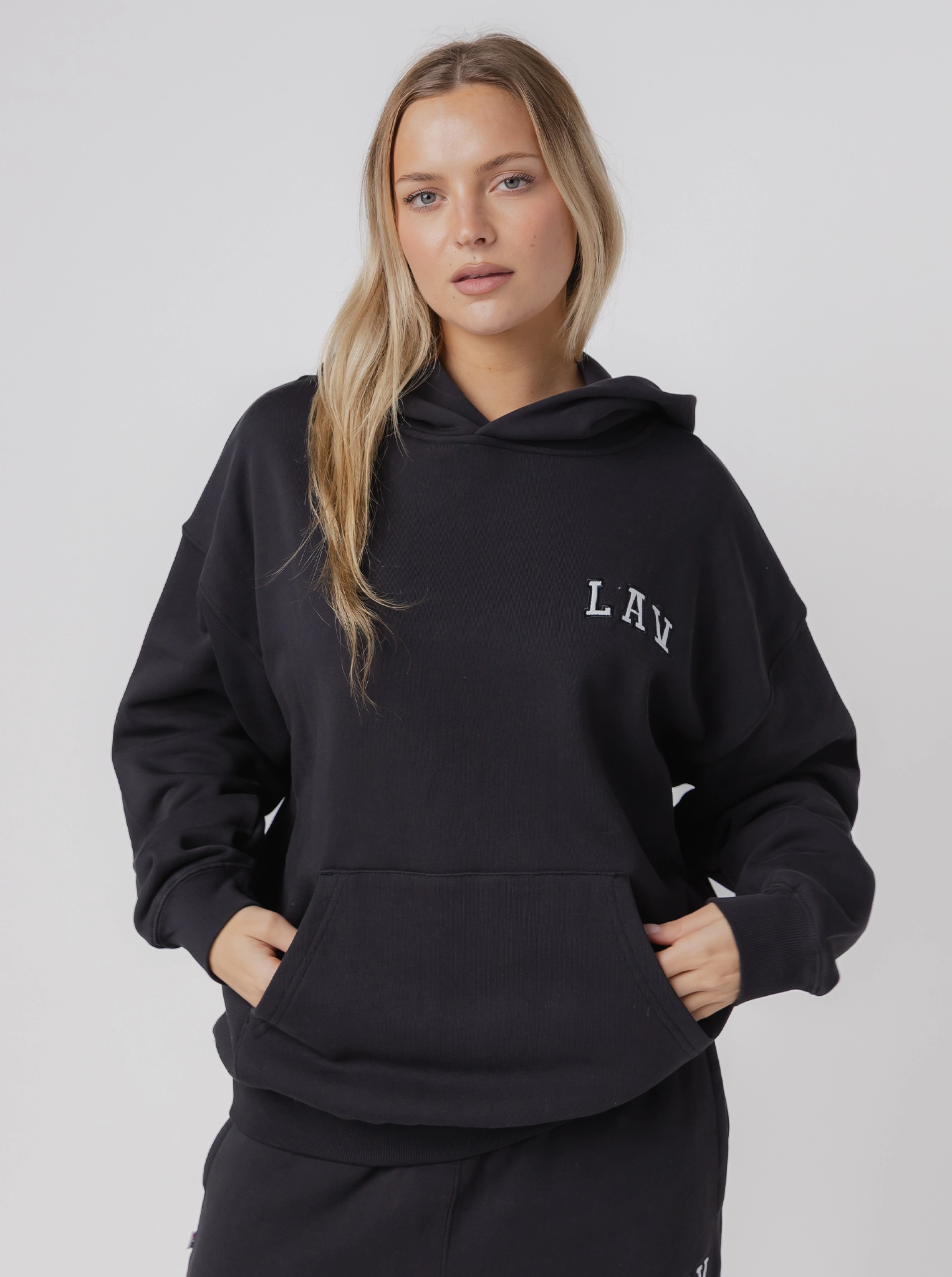 Applique Hoodie Sleeve Detail