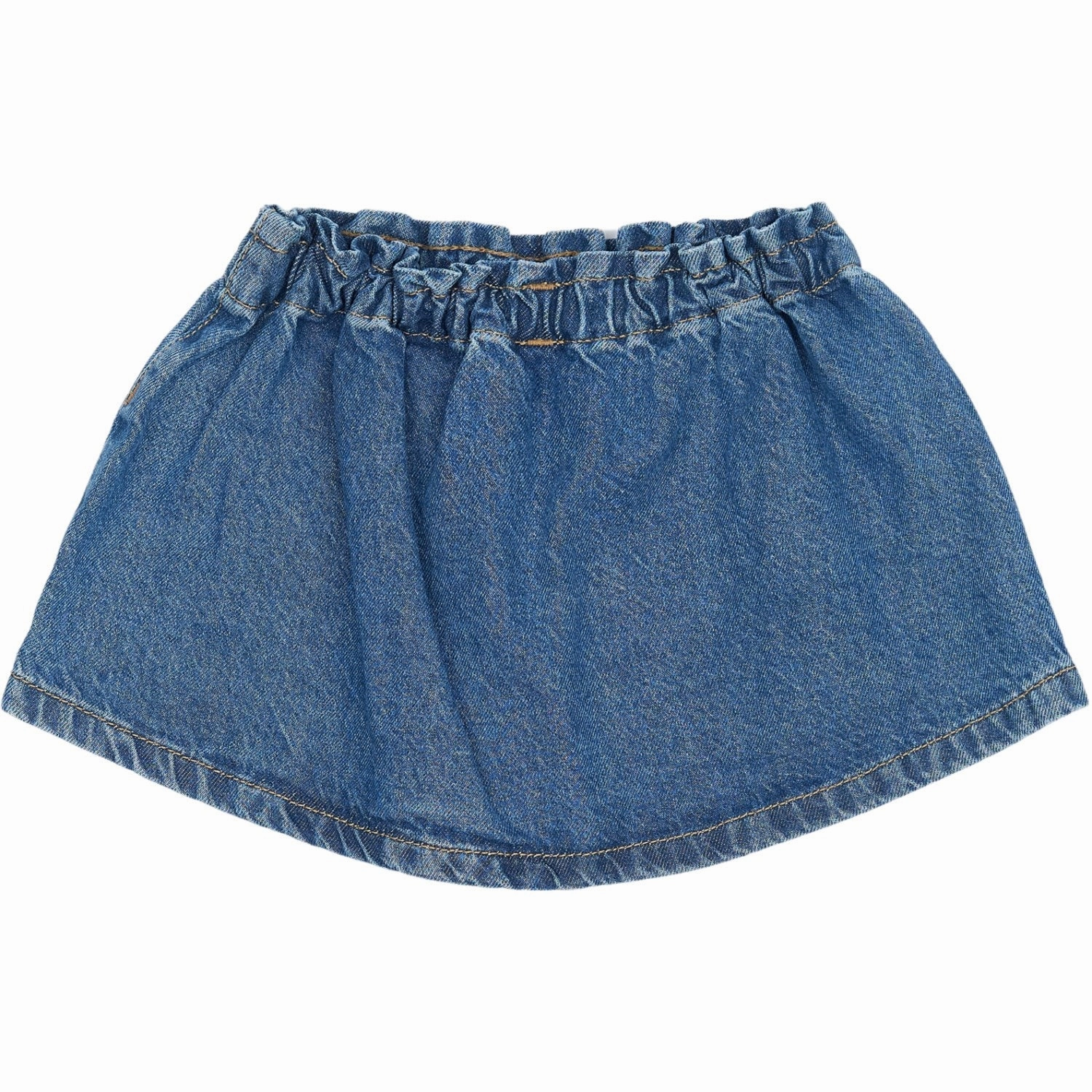 THE NEW Siblings Medium Blue Denim Pida Denim Skirt Sleek Motion
