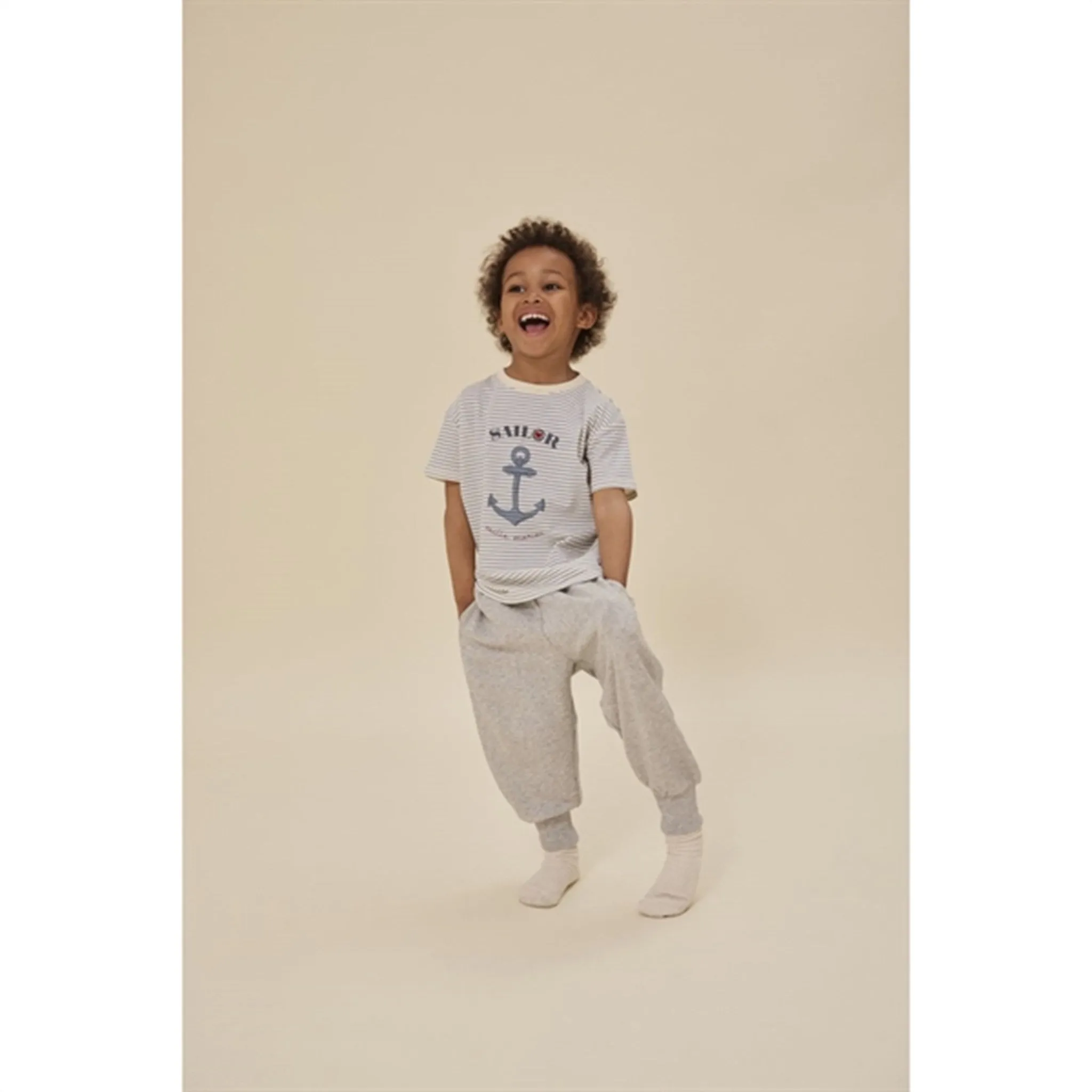 Konges Sl?jd Grey Melange Loupy Lou Sweatpants Quick Dry Gear