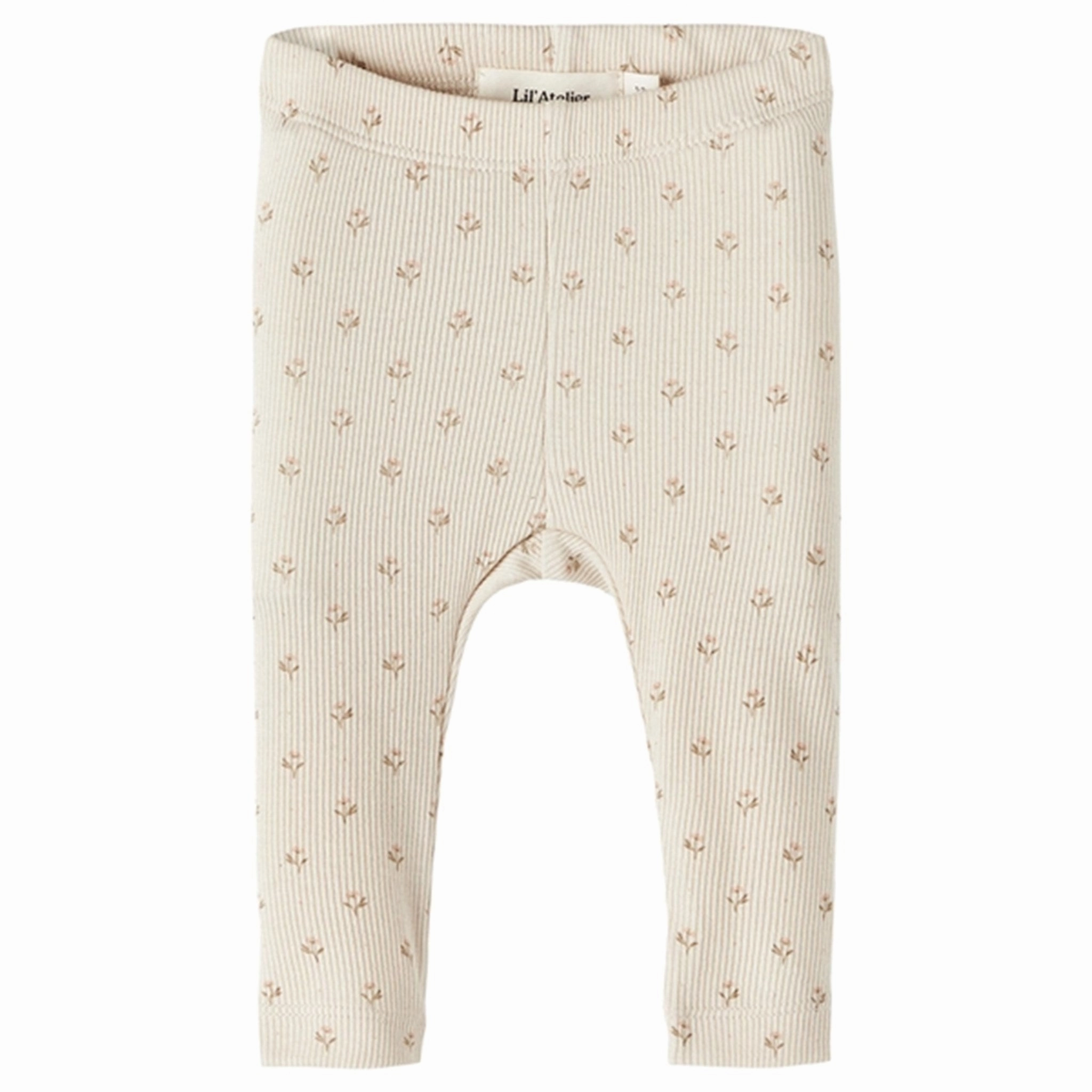 Lil' Atelier Fog Gago Slim Leggings Sweat Wicking Soft Stretch Design