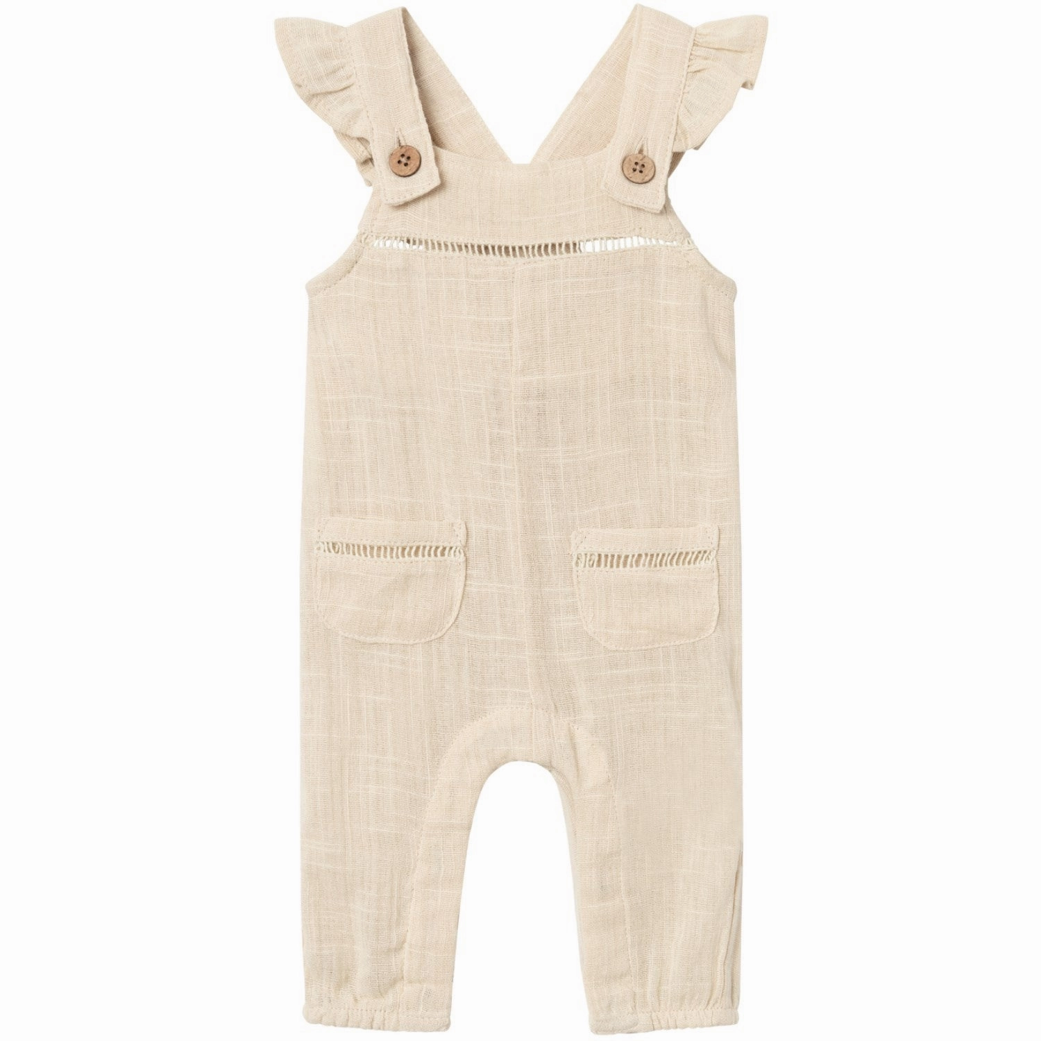 Lil'Atelier Bleached Sand Halla Loose Overall TemperatureRegulation