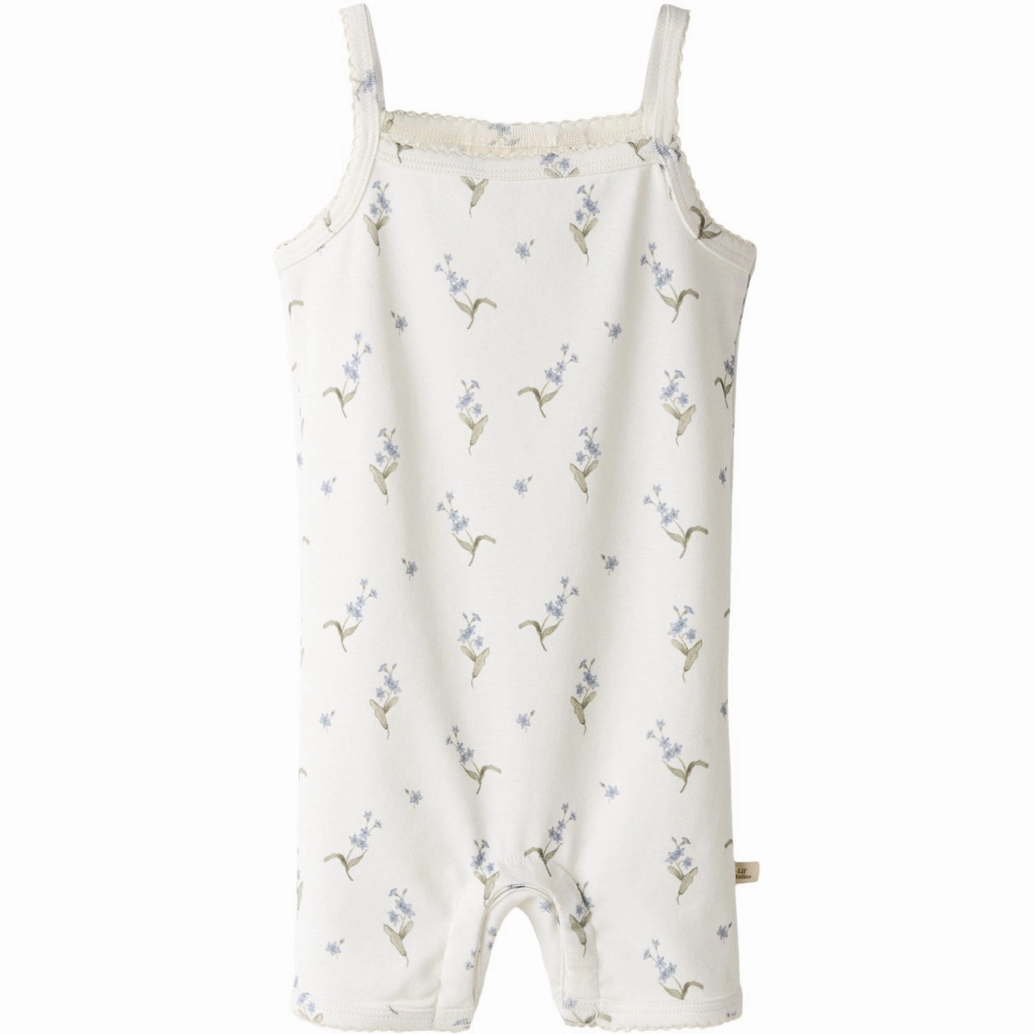 Neutral Sporty Lil'Atelier Coconut Milk Forget Me Not Gayo Sao Strap Suit