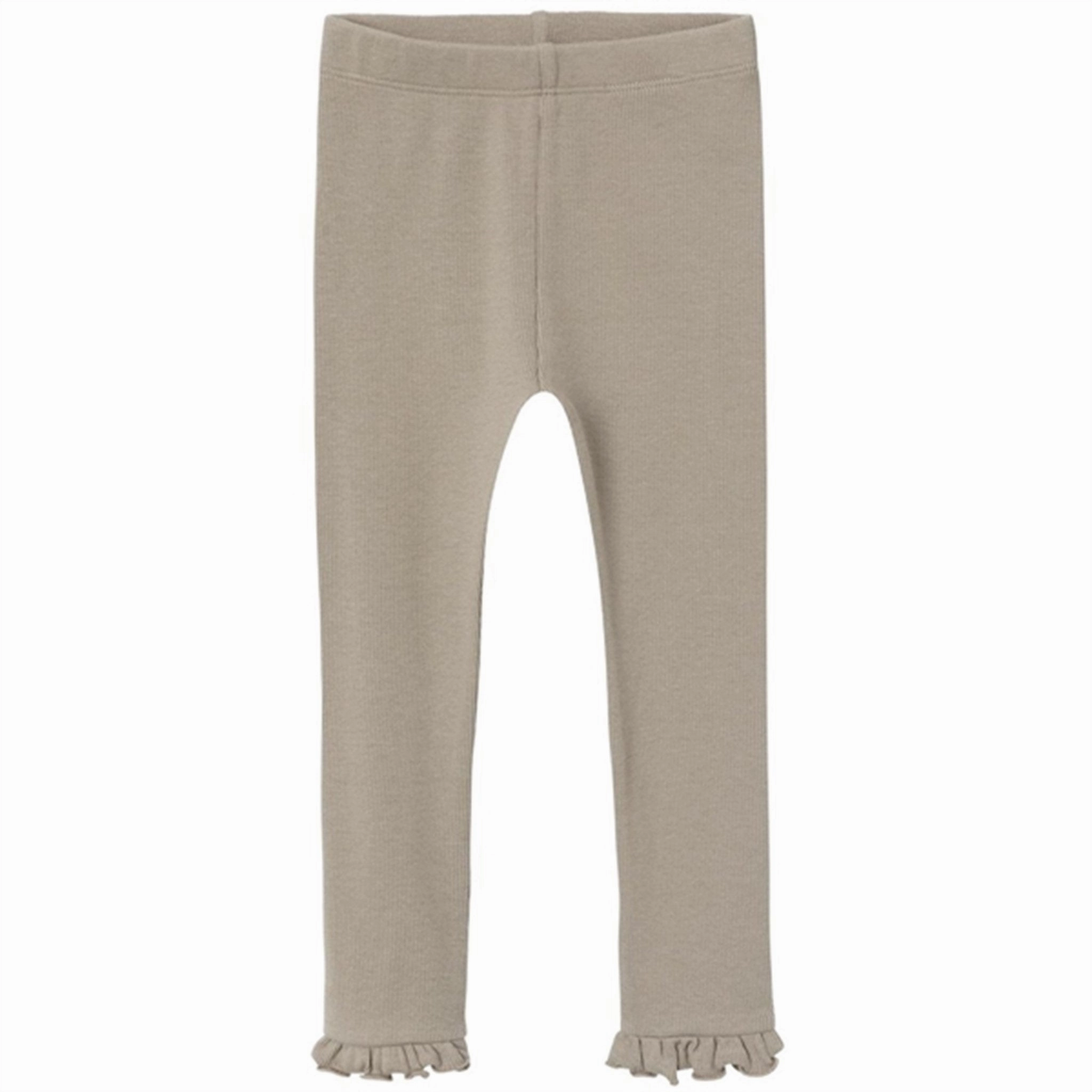 Lightweight Material Holiday Outfit Lil'Atelier Dried Sage Gago Dia Slim Leggings