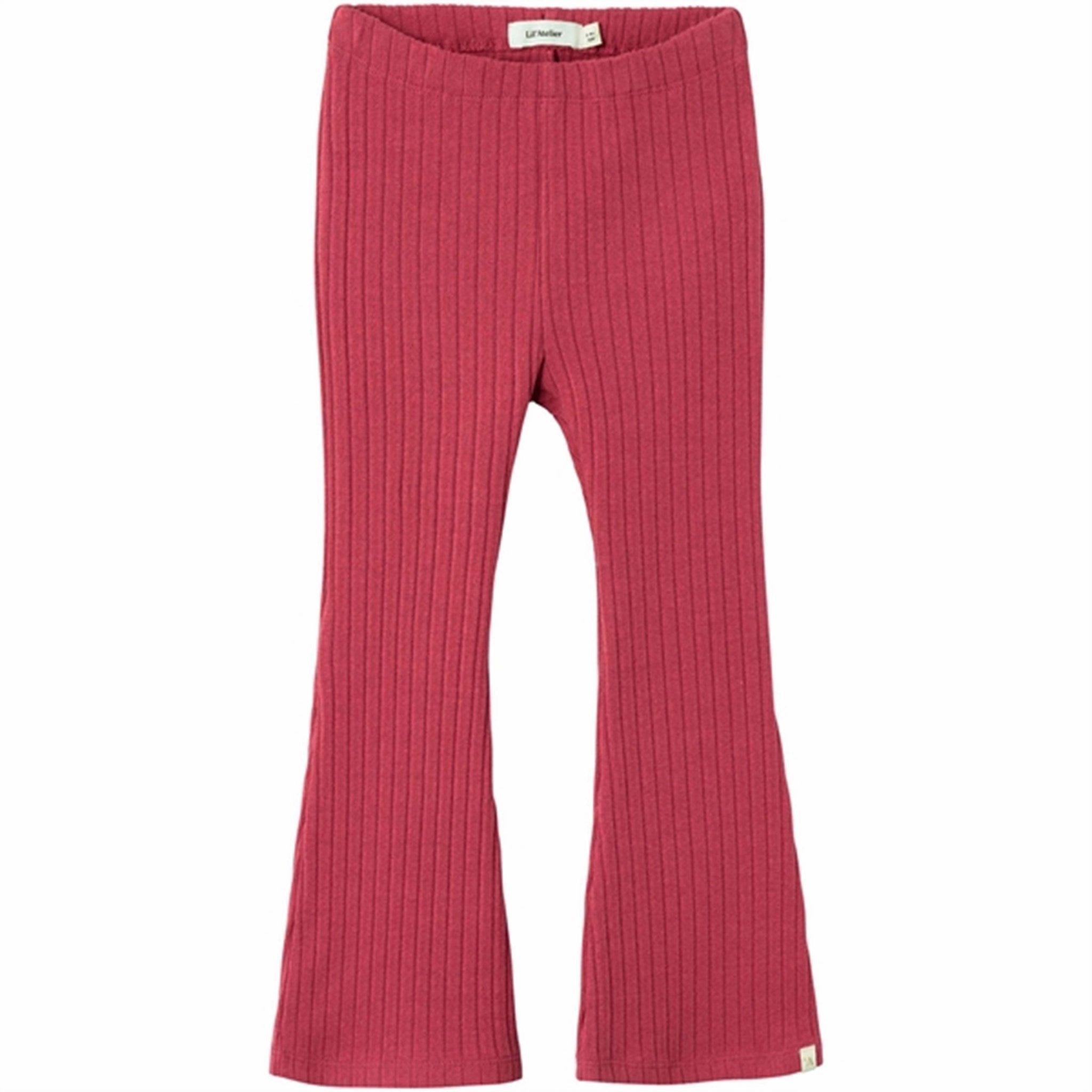 Stylish Fit Extra Soft Summer Wear Lil'Atelier Dry Rose Niva Bootcut Leggings