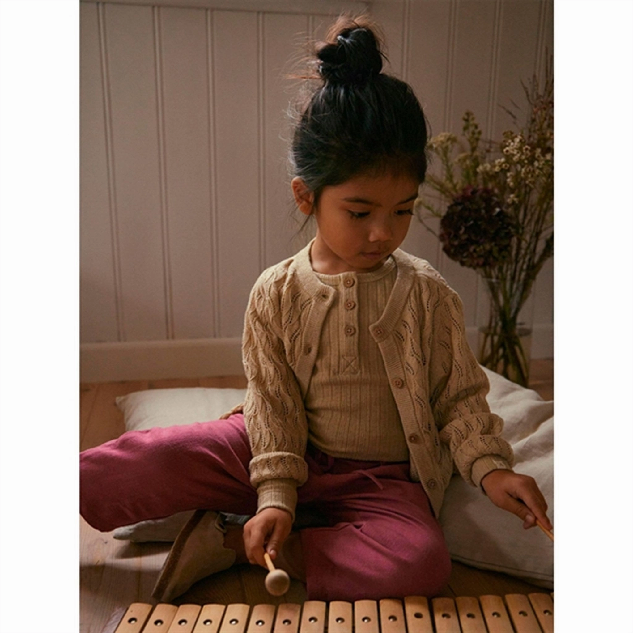 Gym Look Urban Commuter Beach Walk Lil'Atelier Dry Rose Niva Bootcut Leggings