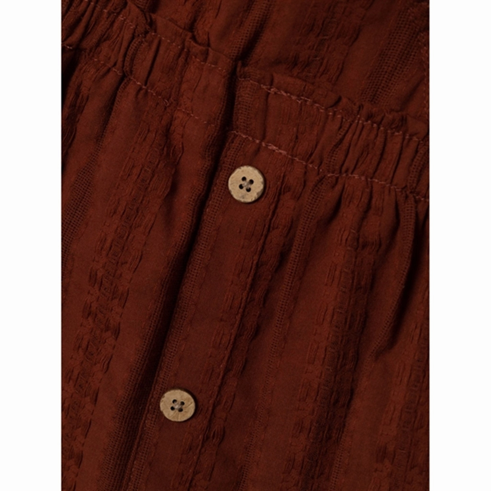 Lil'Atelier Fired Brick Runa Skirtall Pocket Design High Density Weave