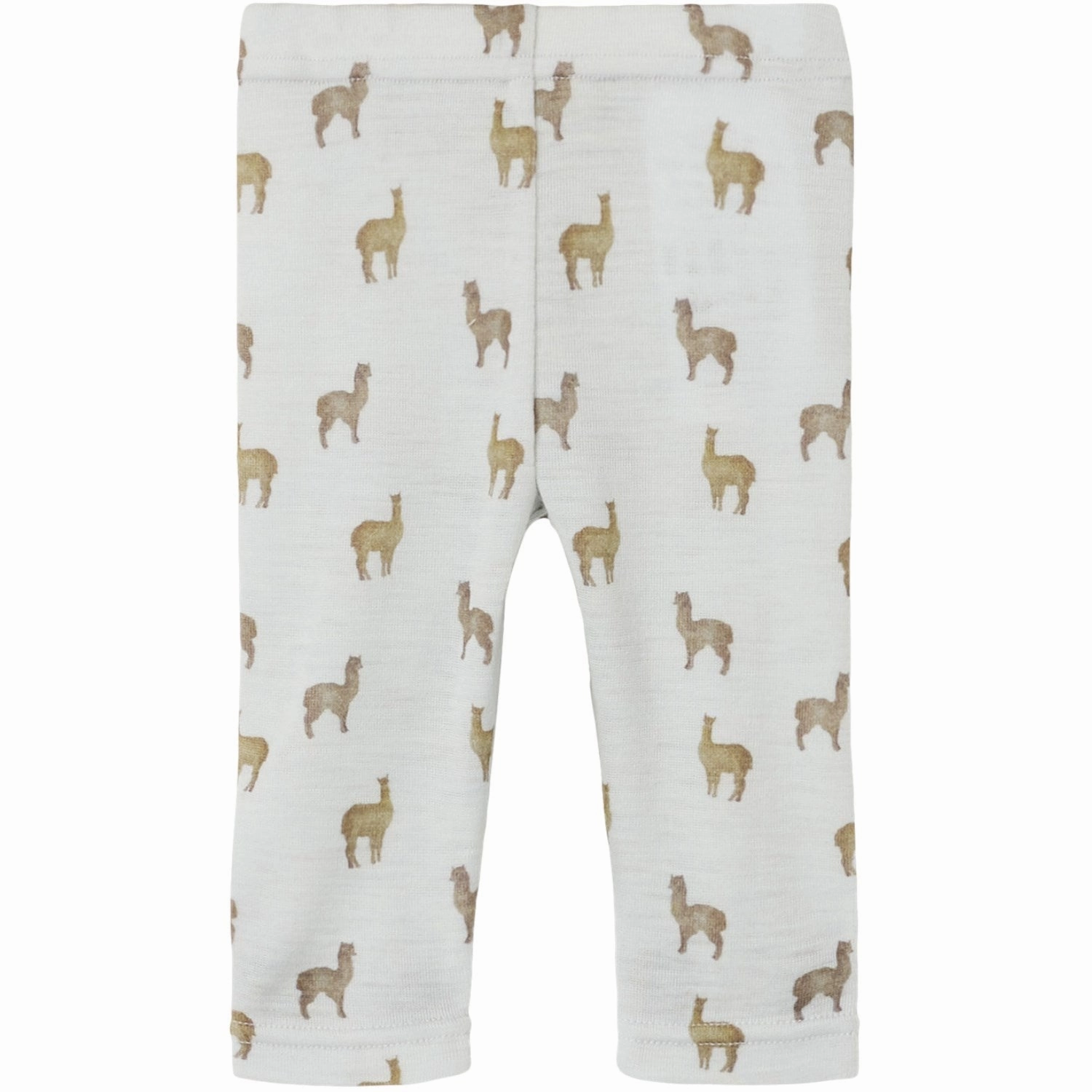 Lil'Atelier Gray Dawn Lama Nbmnoel Nor Wool Slim Leggings Lil Breeze Feel Shape Sculpting