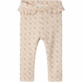 Lil'Atelier Gray Morn Gago Kef Slim Leggings Versatile Feel Second Skin Feel