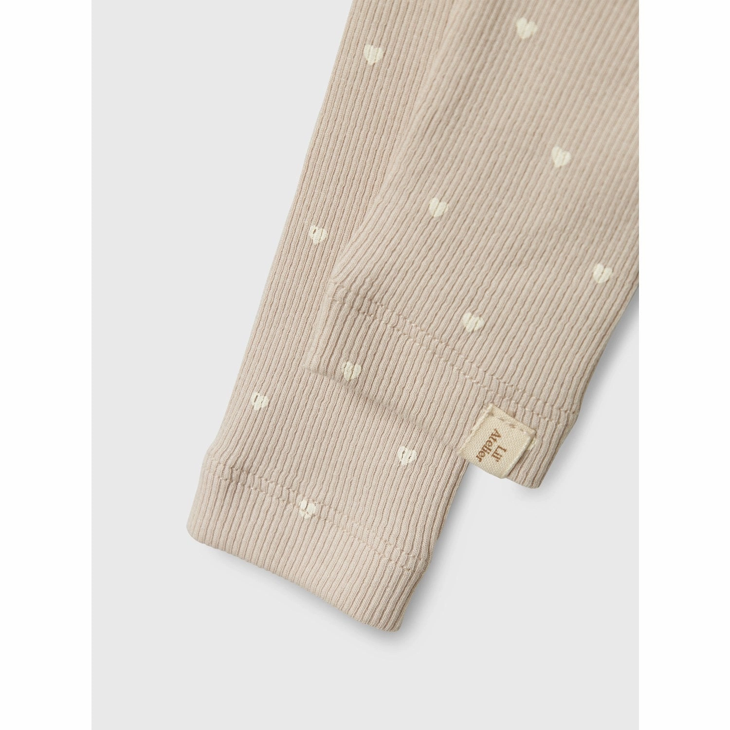 Lil'Atelier Gray Morn Heart Gago Slim Leggings Noos Fashionable Fit Double Layer Budget Friendly