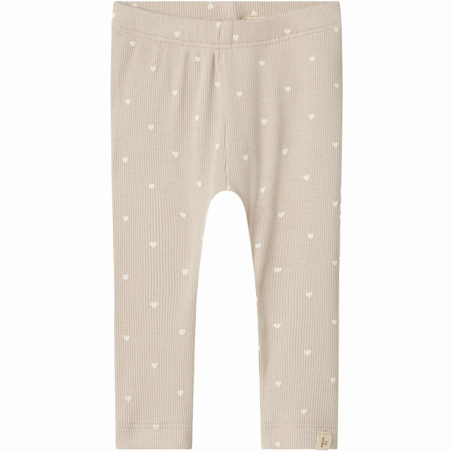 Lil'Atelier Gray Morn Heart Gago Slim Leggings Noos All Purpose