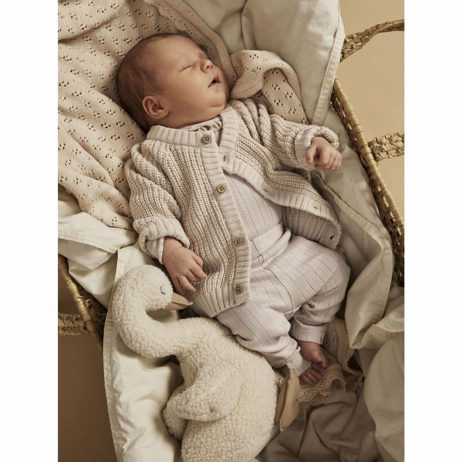 Lil'Atelier Gray Morn Rachel Nis Slim Leggings Noos Breathable Weave Performance Fabric