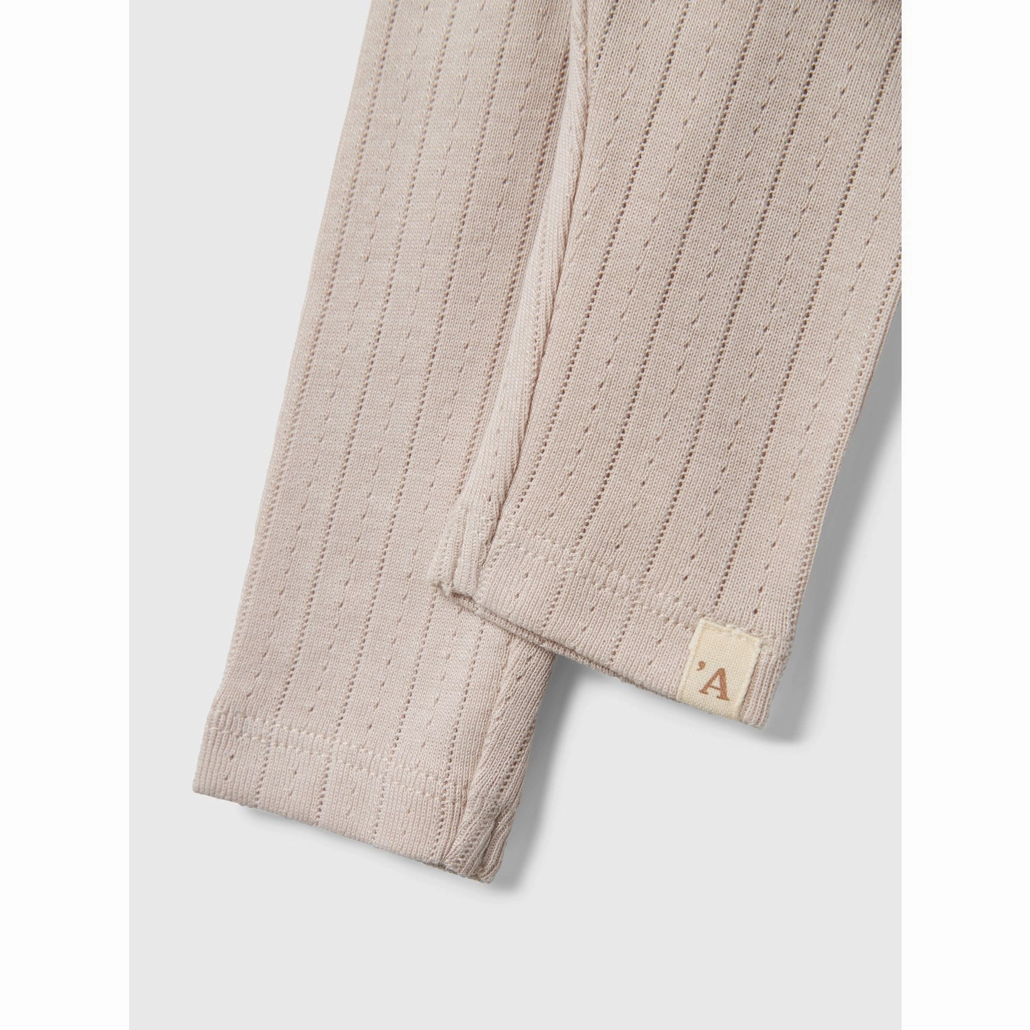 Lil'Atelier Gray Morn Rachel Nis Slim Leggings Noos Double Layered No Shrink Material