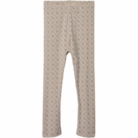 Mesh Ventilation Zones Functional Fit Lil'Atelier Gray Morn Vintage Flower Gago Kye Slim Leggings