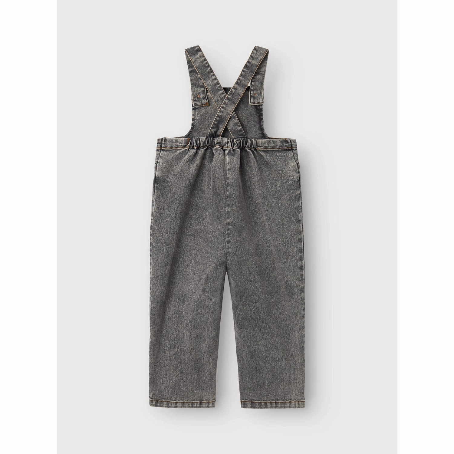 Versatile Wear UV Protection Lil'Atelier Light Grey Denim Tems Loose Denim Overalls