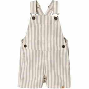 Lil'Atelier Limestone Coconut Milk Hugo Loose Twill Shortsuit LightweightConstruction Ultra Soft Inner Layer