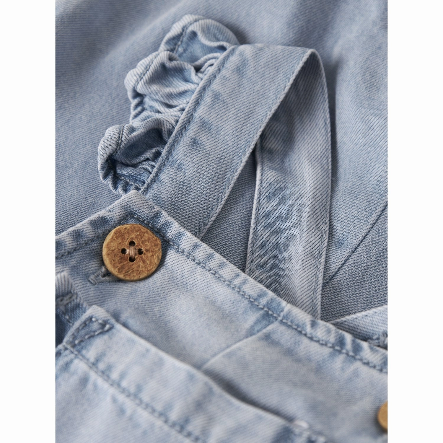 Stylish Waistband Lil'Atelier Medium Blue Denim Holly Loose Overall