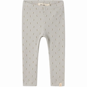 Lil'Atelier Mirage Gray Snow Drop Gago Kye Slim Leggings Multi Purpose Wrinkle Resistant Dance Studio