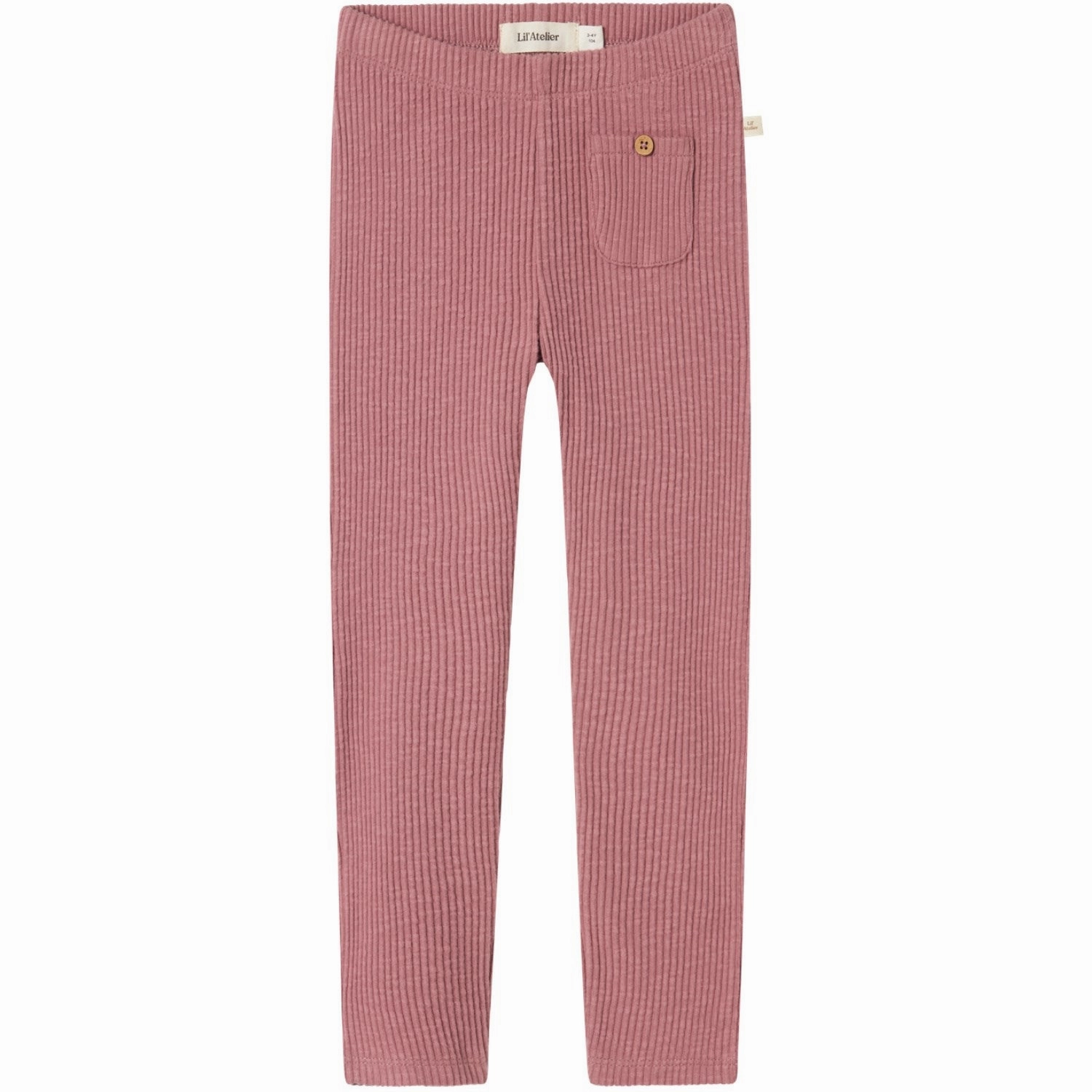 High Waist Casual Wearer Stretch Fabric Lil'Atelier Nostalgia Rose Raja Sky Leggings