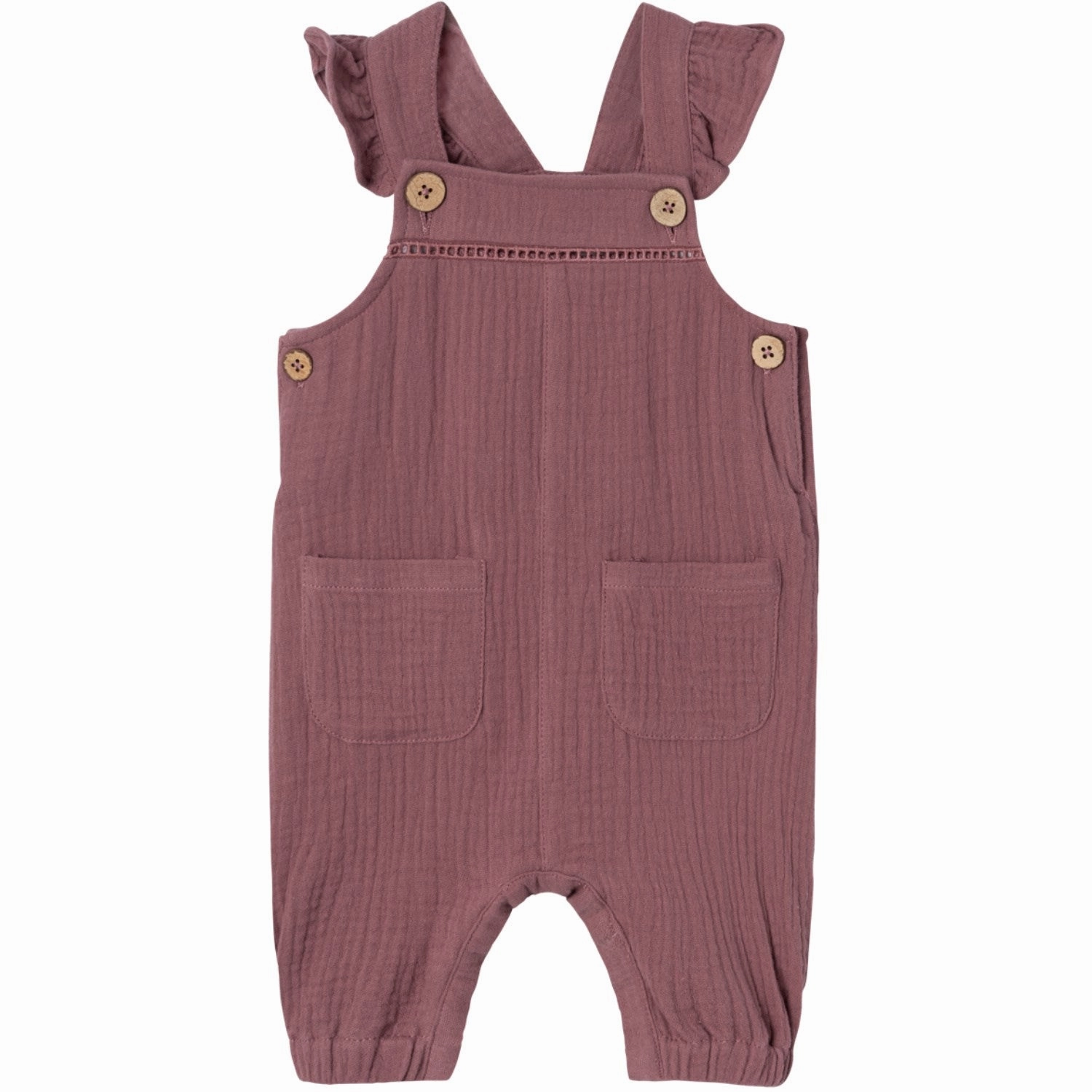 Roomy Fit Tear Resistant Design Lil'Atelier Rose Brown Obina Loose Overall