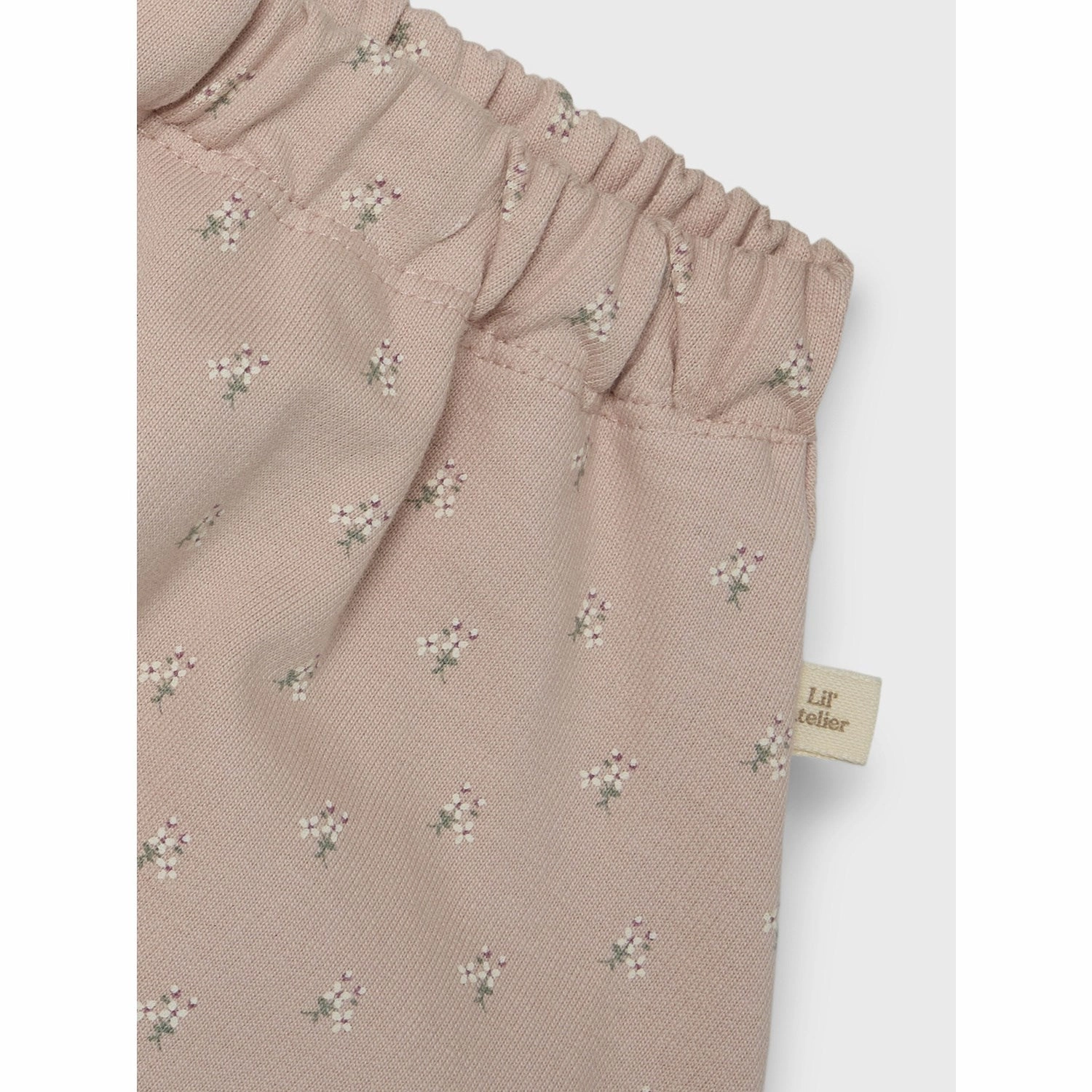 Midi length Lil'Atelier Rose Dust Fanja Sweat Skirt