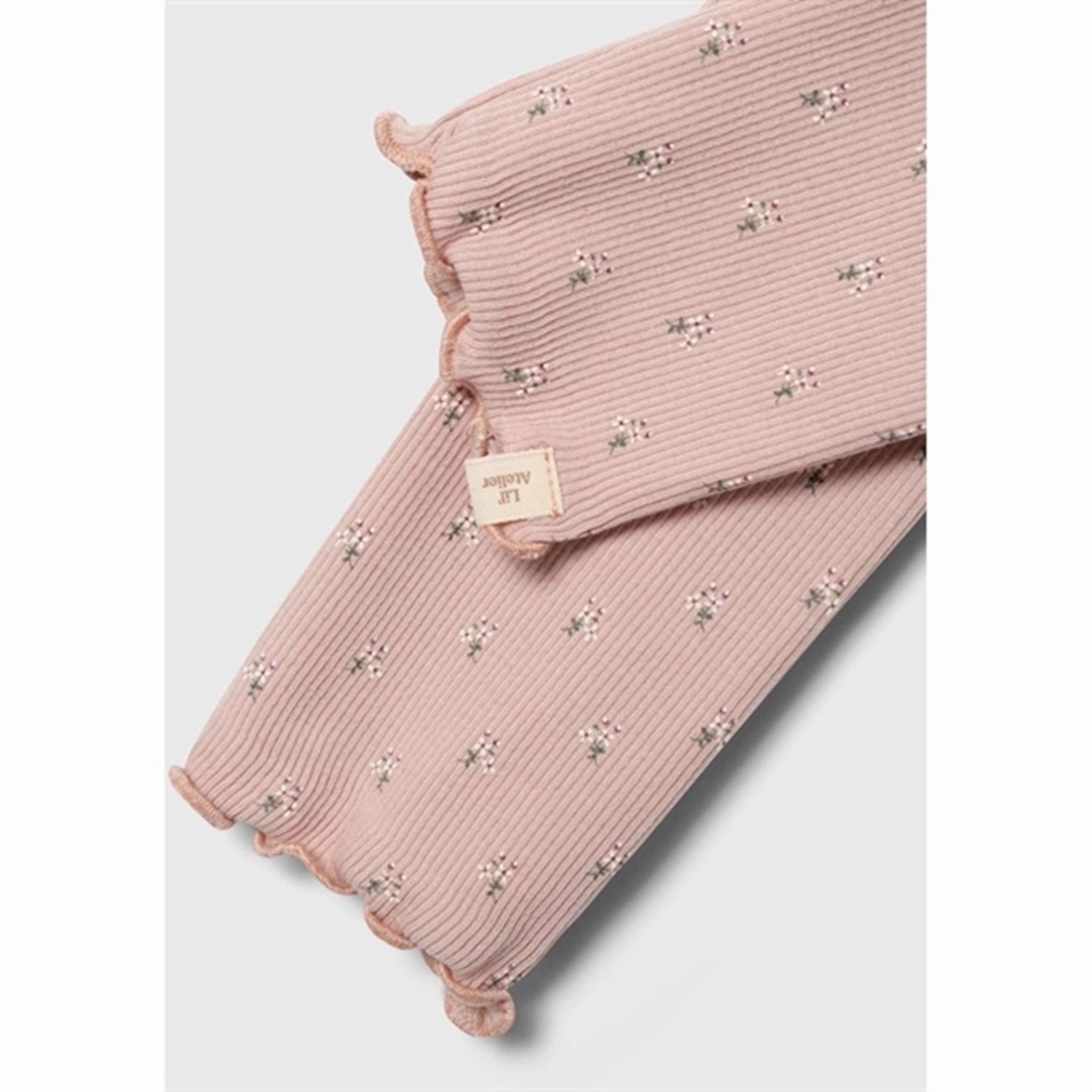 Lil'Atelier Rose Dust Gago Fia Slim Leggings Travel Friendly Loose Fit Plus Size