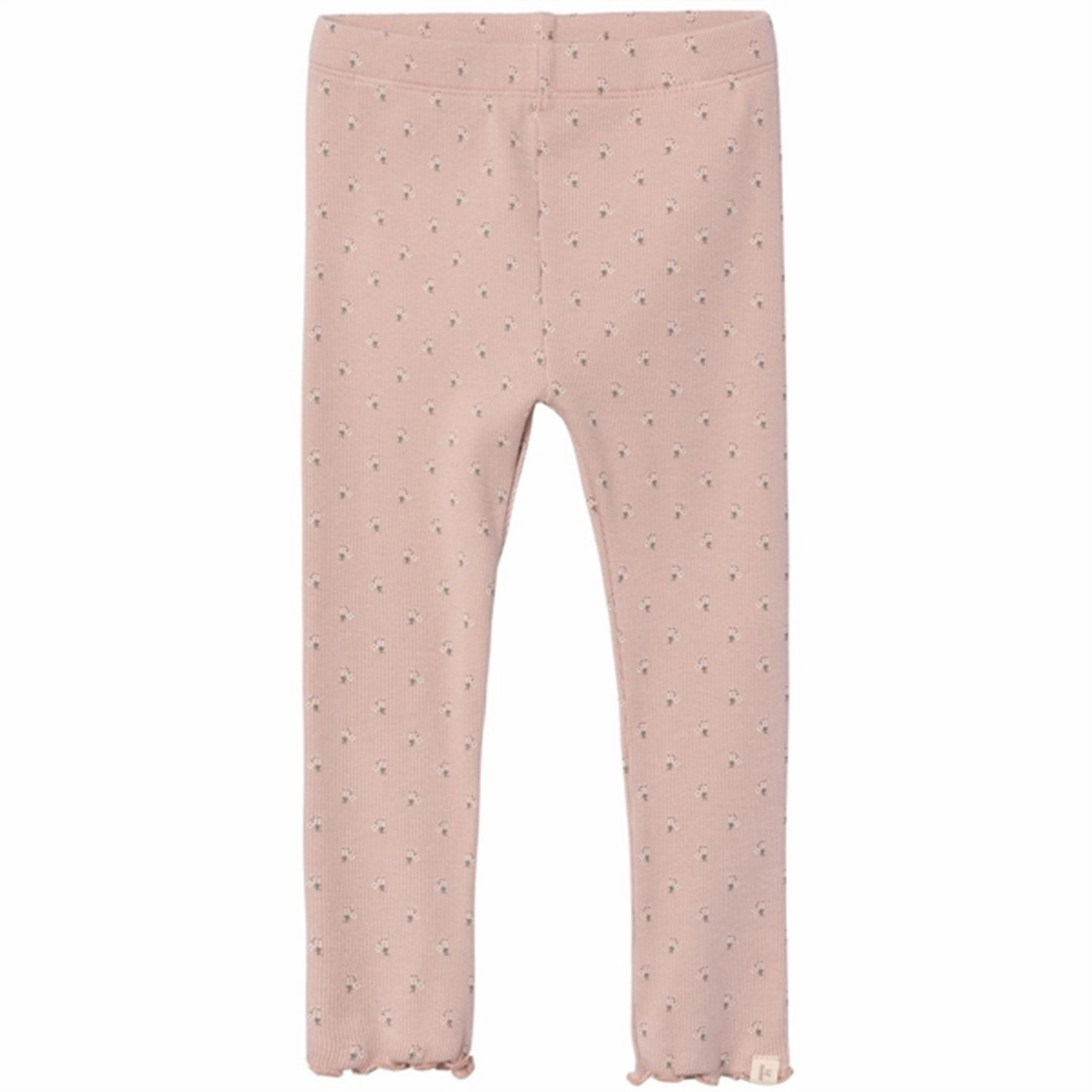 Lil'Atelier Rose Dust Gago Fia Slim Leggings Modern Stretch