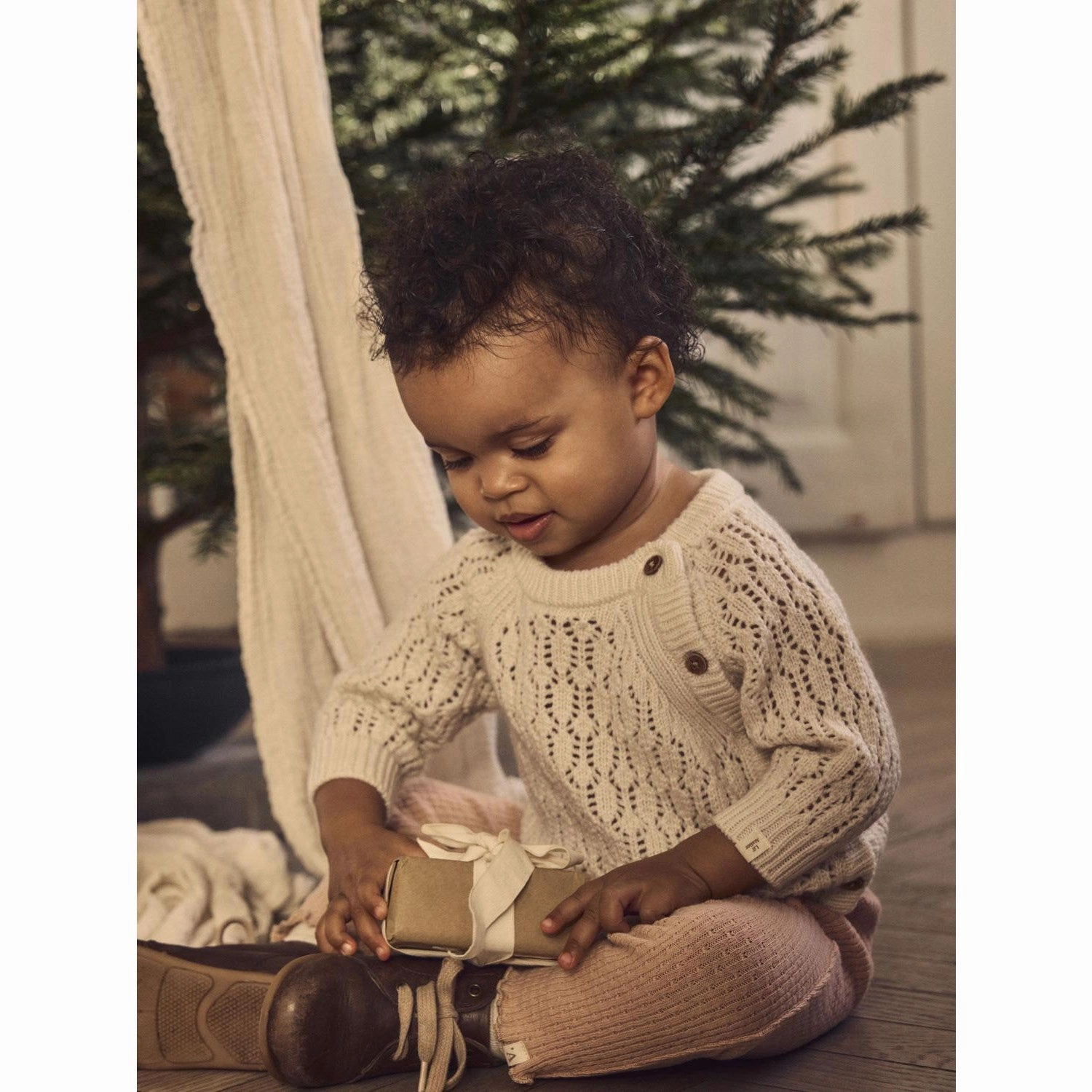 Lil'Atelier Rugby Tan Rea Slim Leggings Effortless Active Fit Soft Stretch