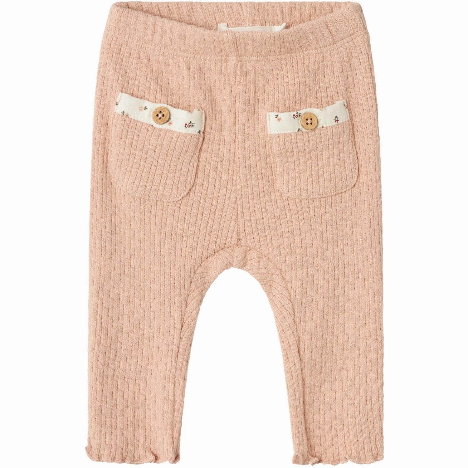 Multi Panel Construction Lil'Atelier Rugby Tan Rea Slim Leggings