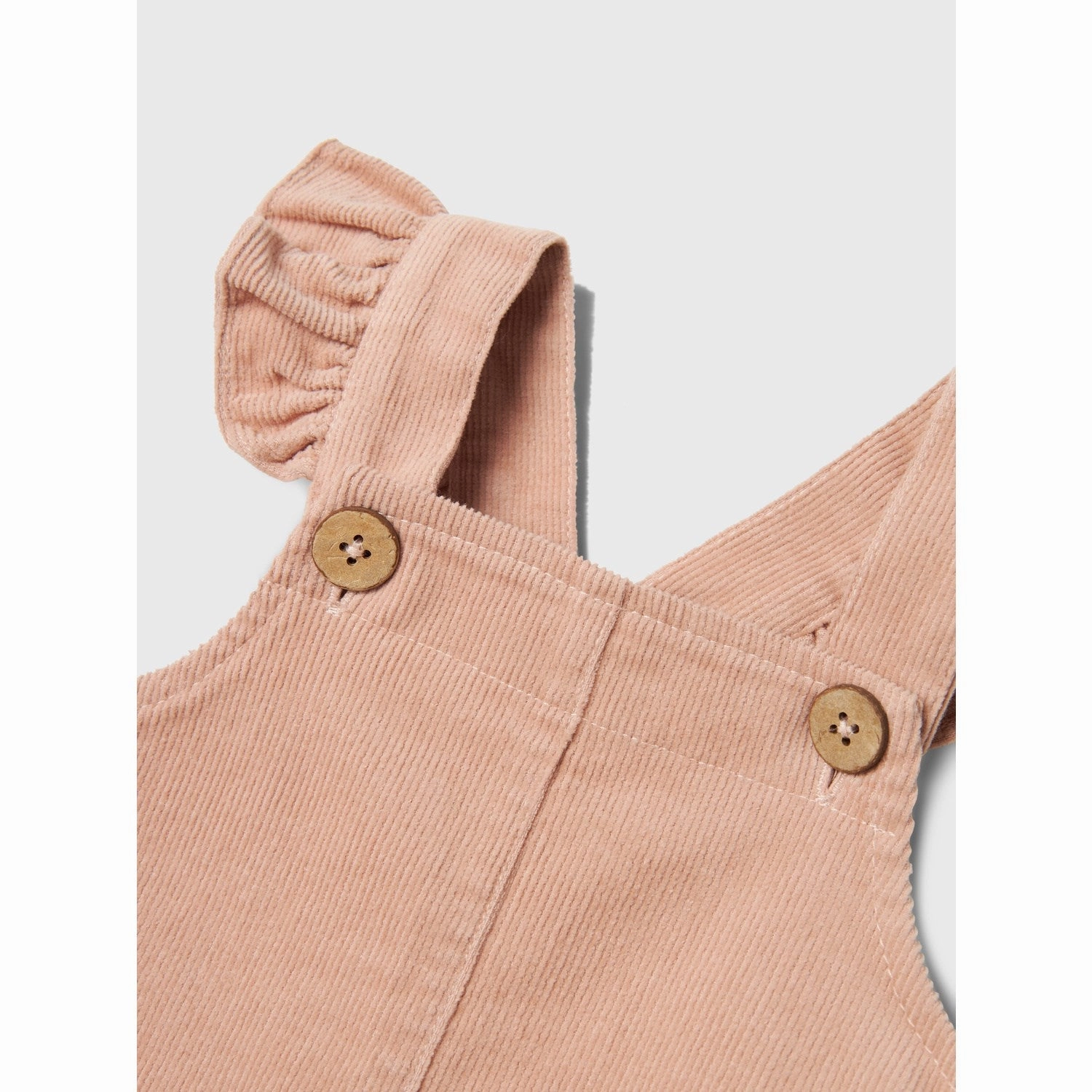 Odor Control Fabric Lil'Atelier Rugby Tan Revelle Corduroy Overalls